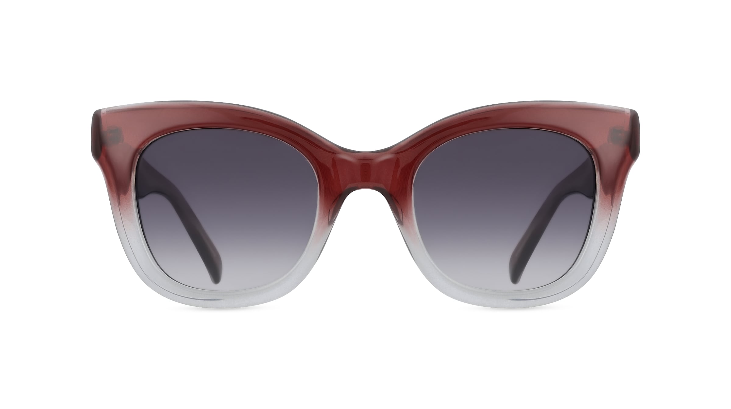 Fielmann OU 037 SUN FA ZOE Damen-Sonnenbrille Vollrand Butterfly Acetat-Gestell, rot