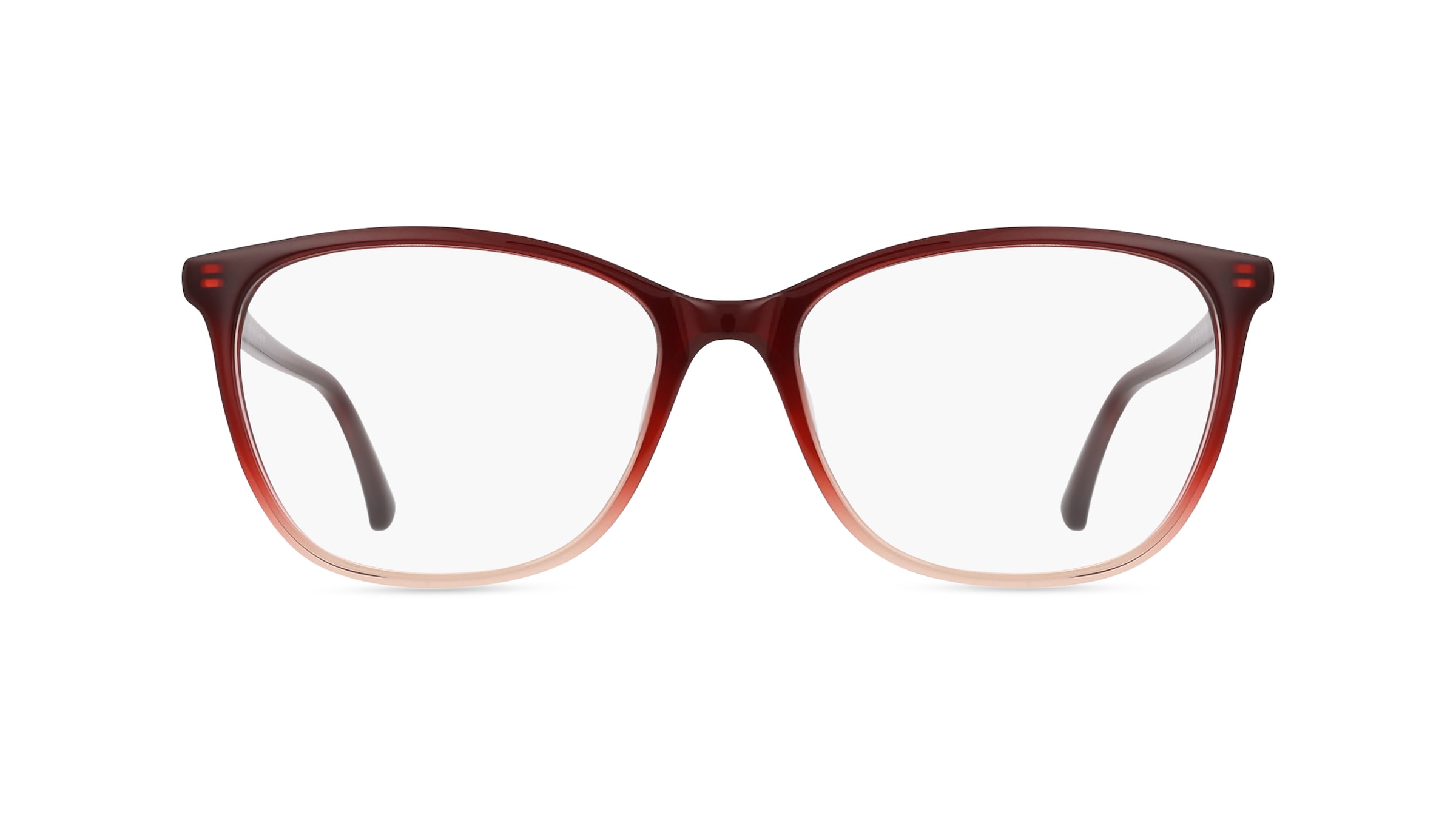 Fielmann LN 046 RN Damen-Brille inkl. Gläser Vollrand Eckig Acetat-Gestell 53mm/16mm/140mm, rot