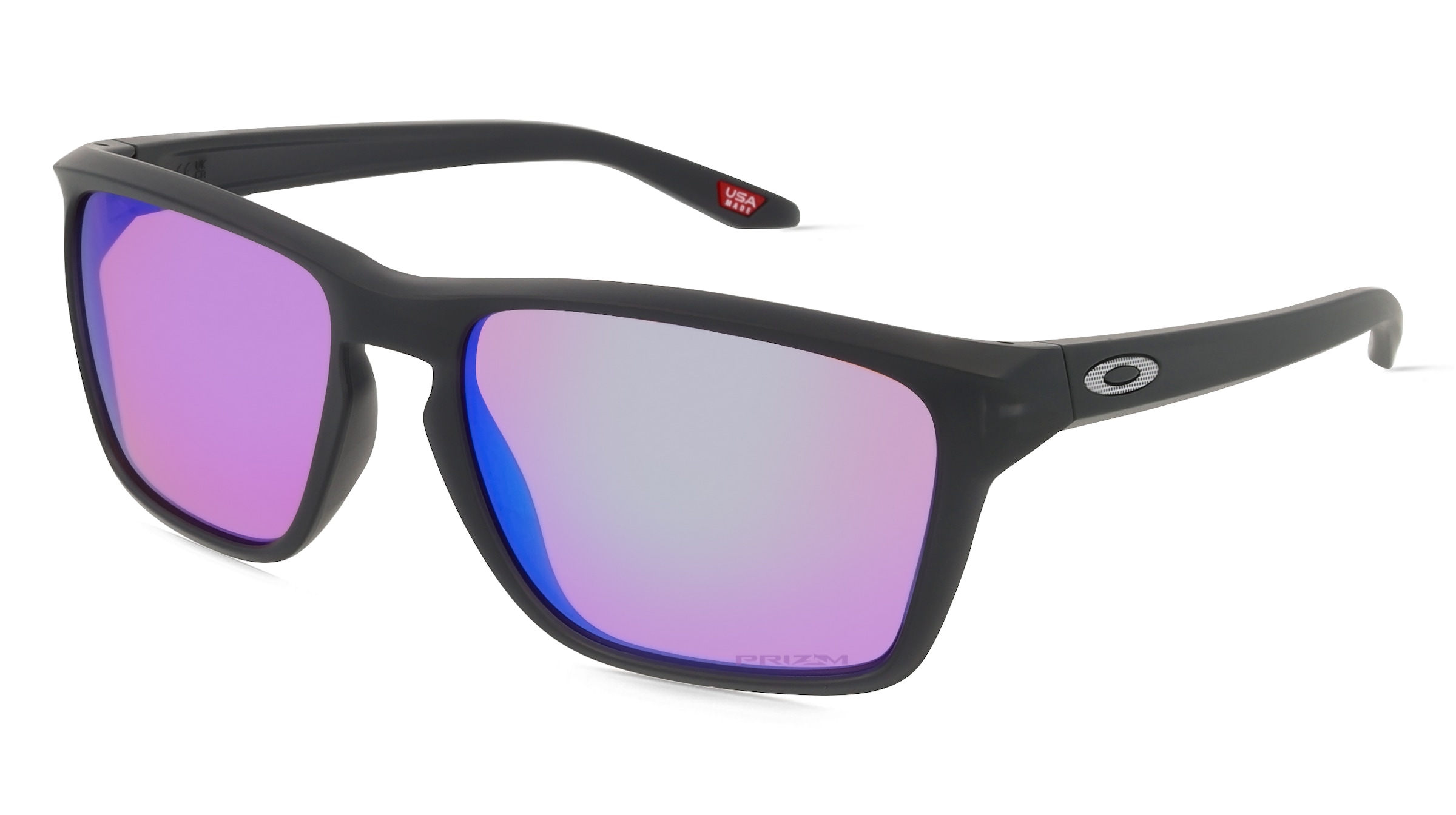 Oakley OO9448 SYLAS Herren-Sonnenbrille Vollrand Eckig Kunststoff-Gestell, Schwarz