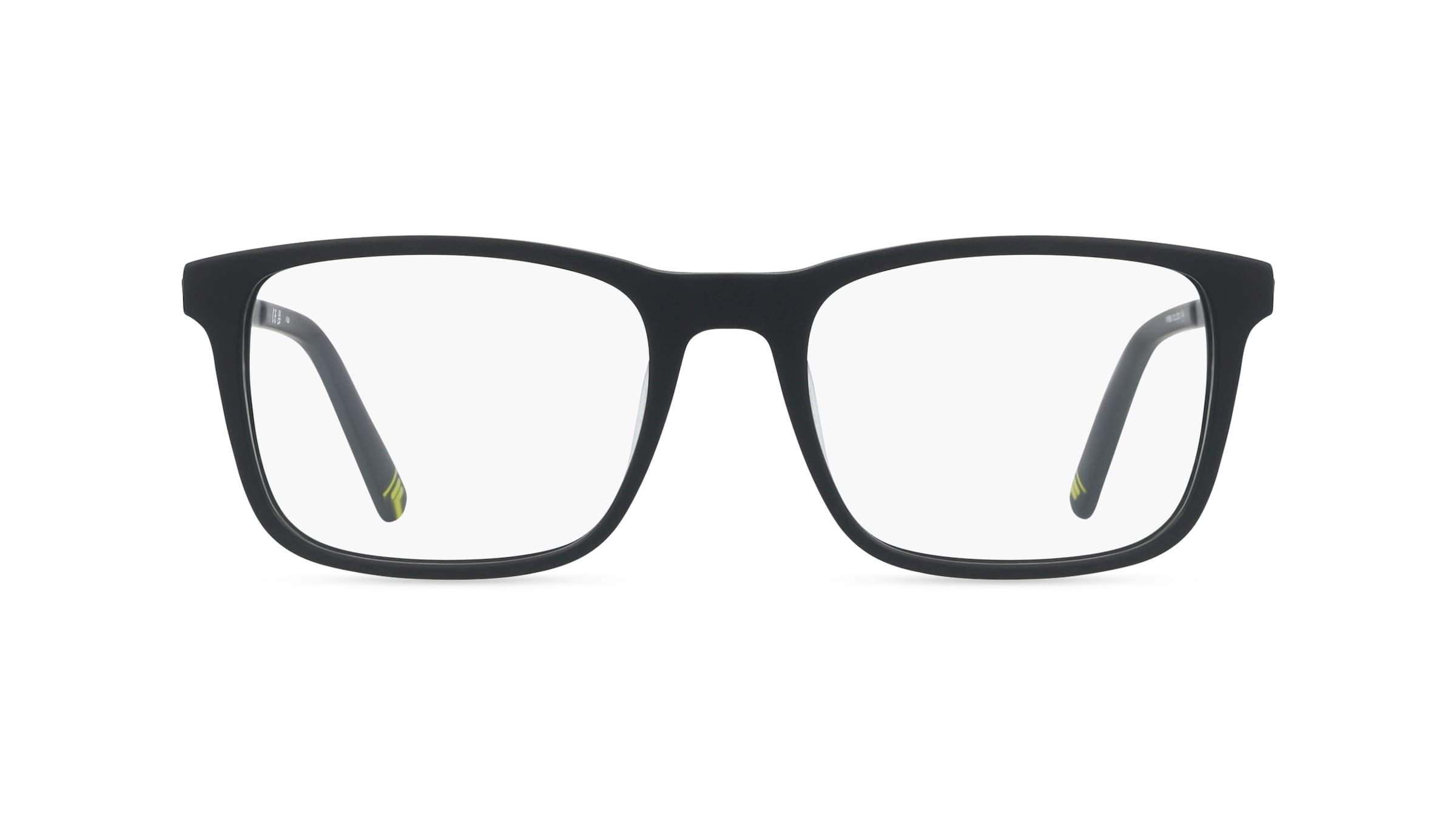 Fila VFI880 Herren-Brille inkl. Gläser Vollrand Geometrisch Kunststoff-Gestell 52/18/145, schwarz