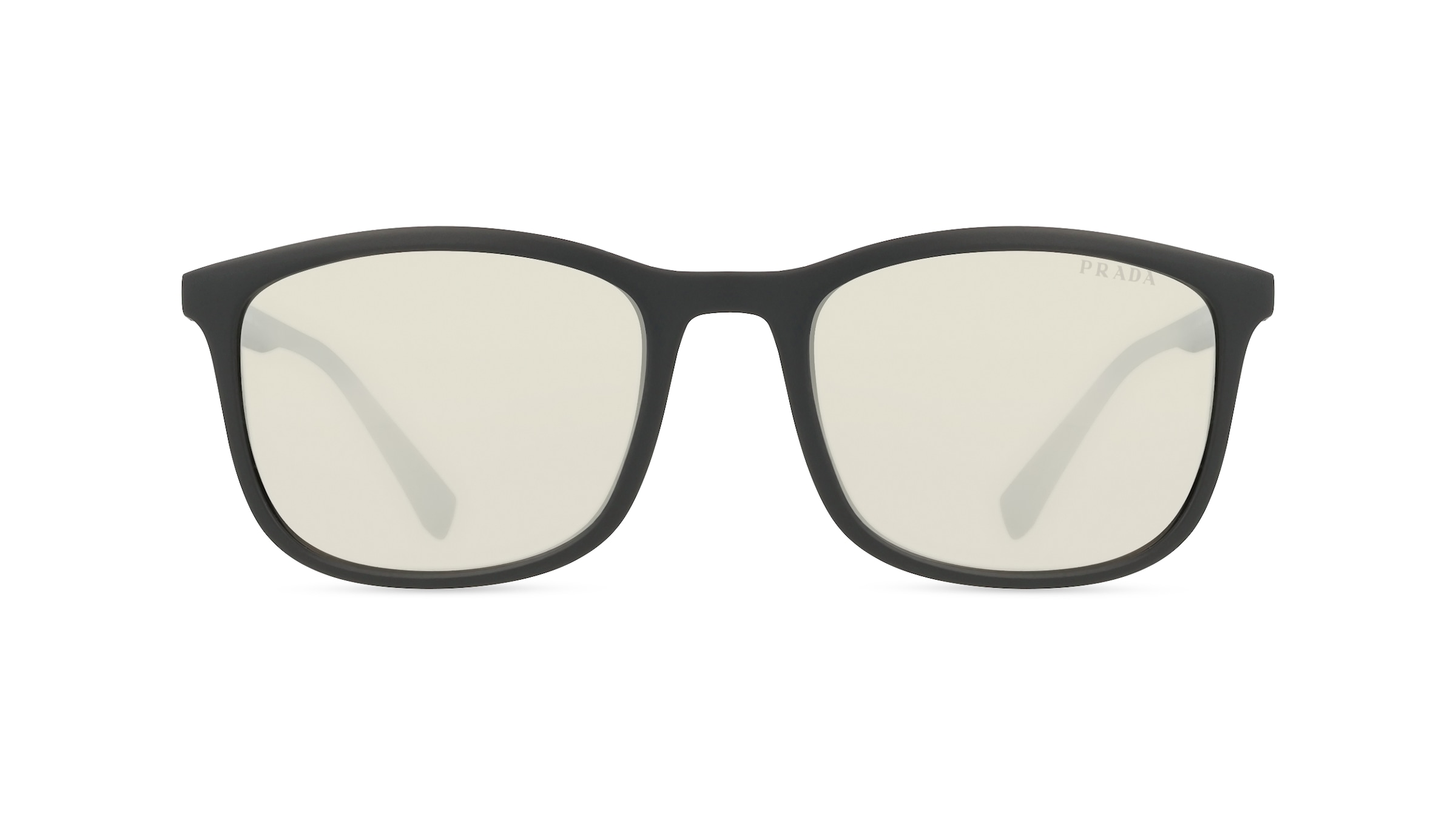 Prada Linea Rossa PS01TS Herren-Sonnenbrille Vollrand Eckig Kunststoff-Gestell, schwarz