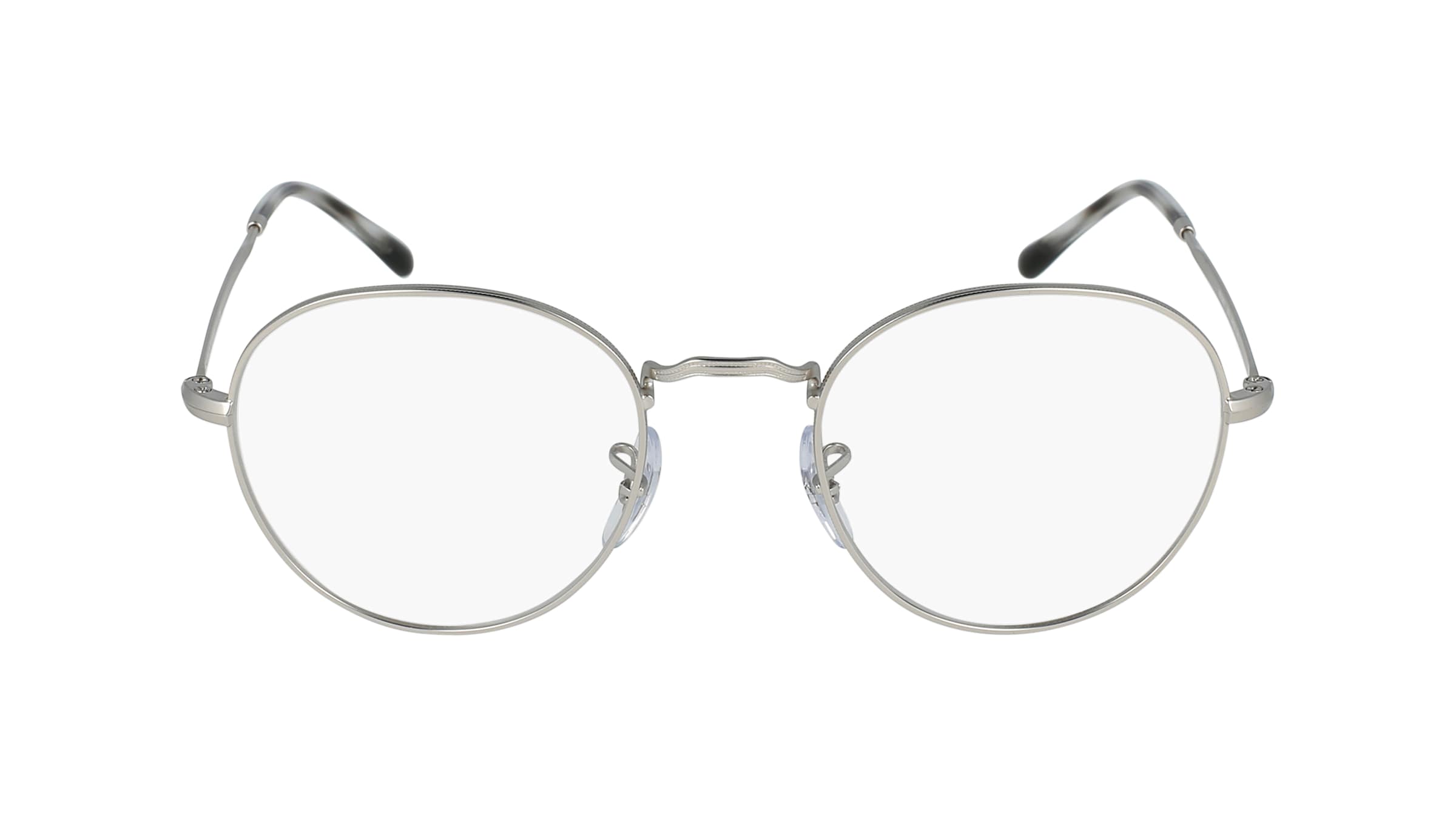 Ray-Ban RX3582V Unisex-Brille inkl. Gläser Vollrand Panto Metall-Gestell 49mm/20mm/140mm, silber