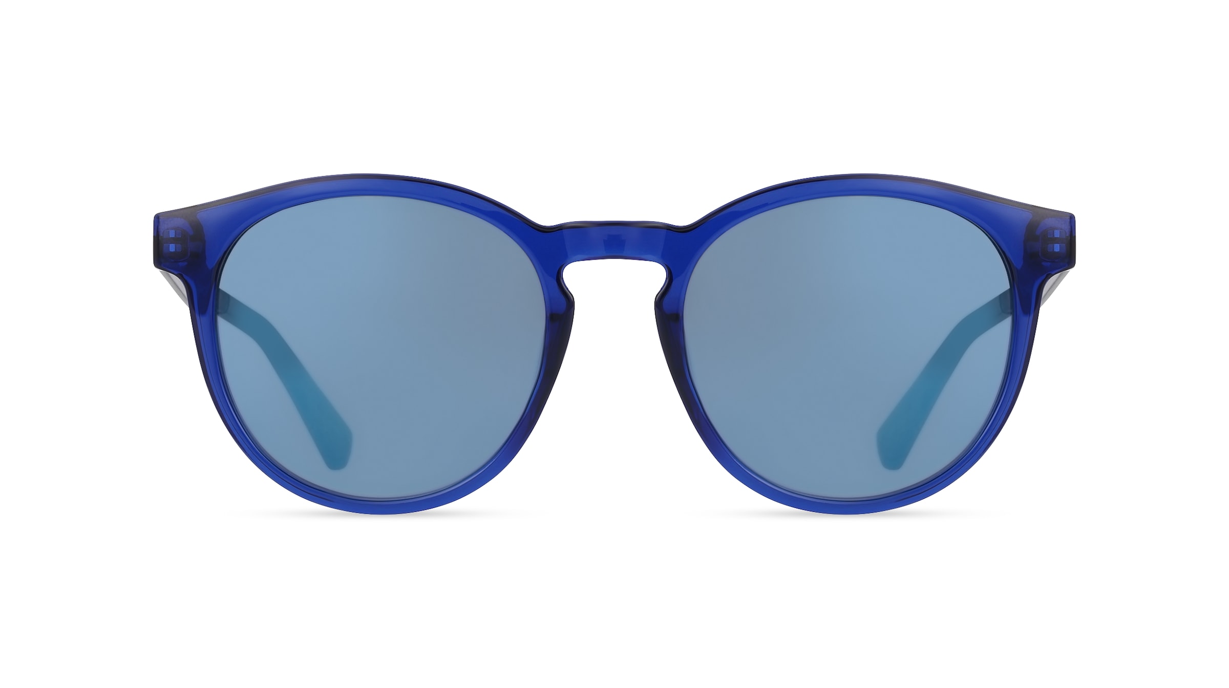 Calvin Klein CKJ22643S Unisex-Sonnenbrille Vollrand Panto Kunststoff-Gestell, blau