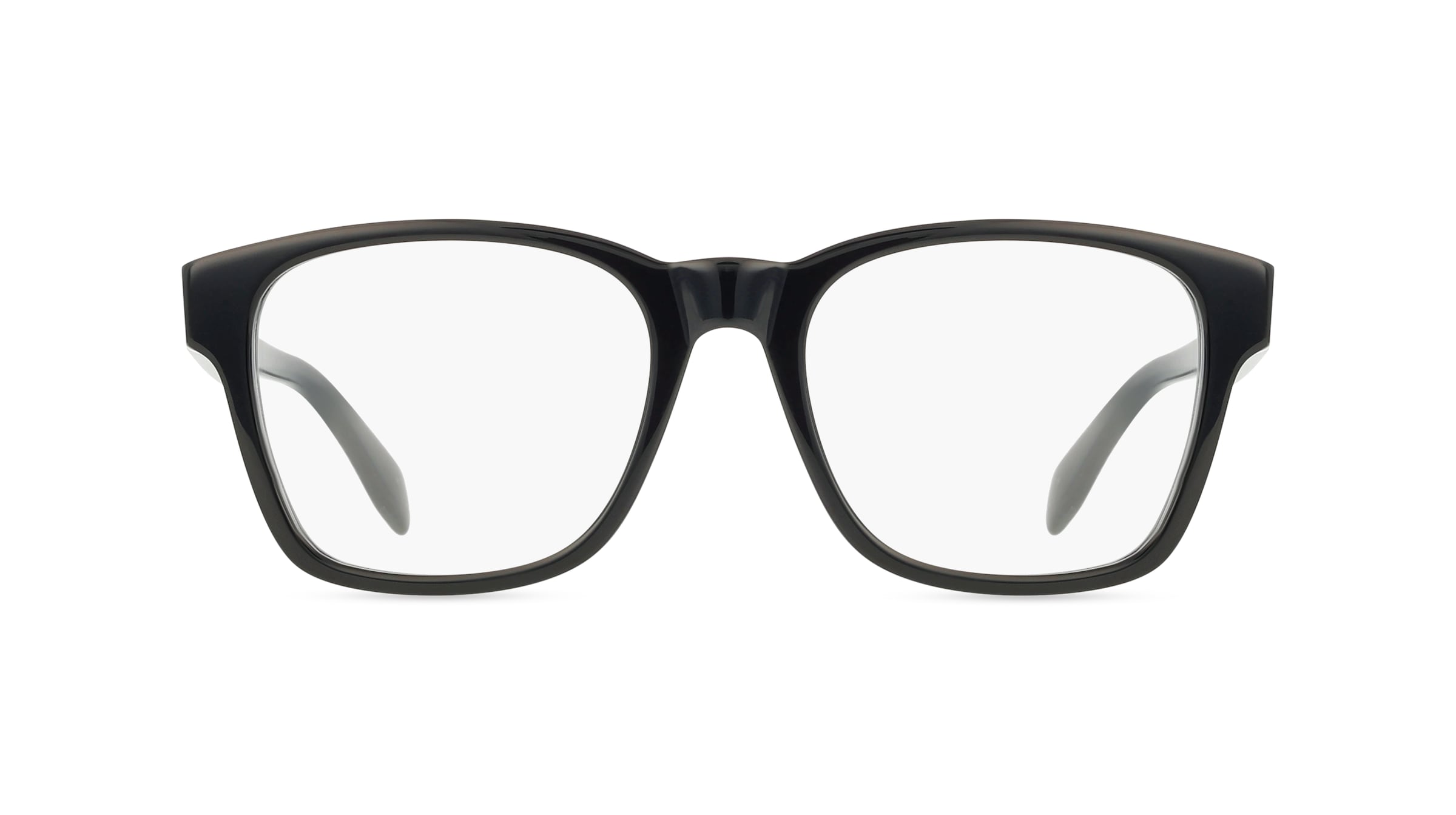 Alexander McQueen AM0356O Unisex-Brille inkl. Gläser Vollrand Eckig Kunststoff-Gestell 53mm/19mm/145mm, schwarz