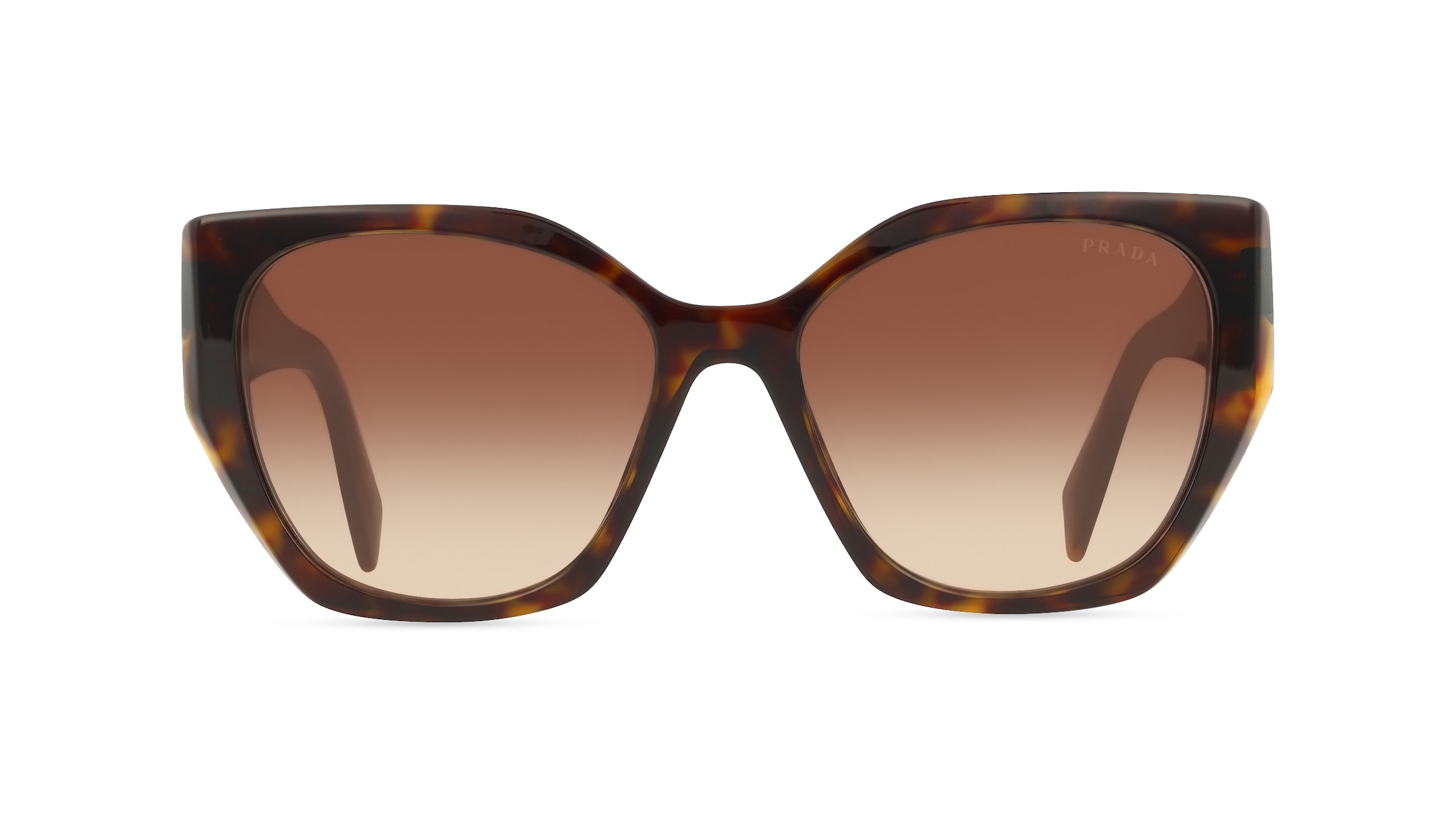 Prada PR19ZS Damen-Sonnenbrille Vollrand Pilot Acetat-Gestell, braun