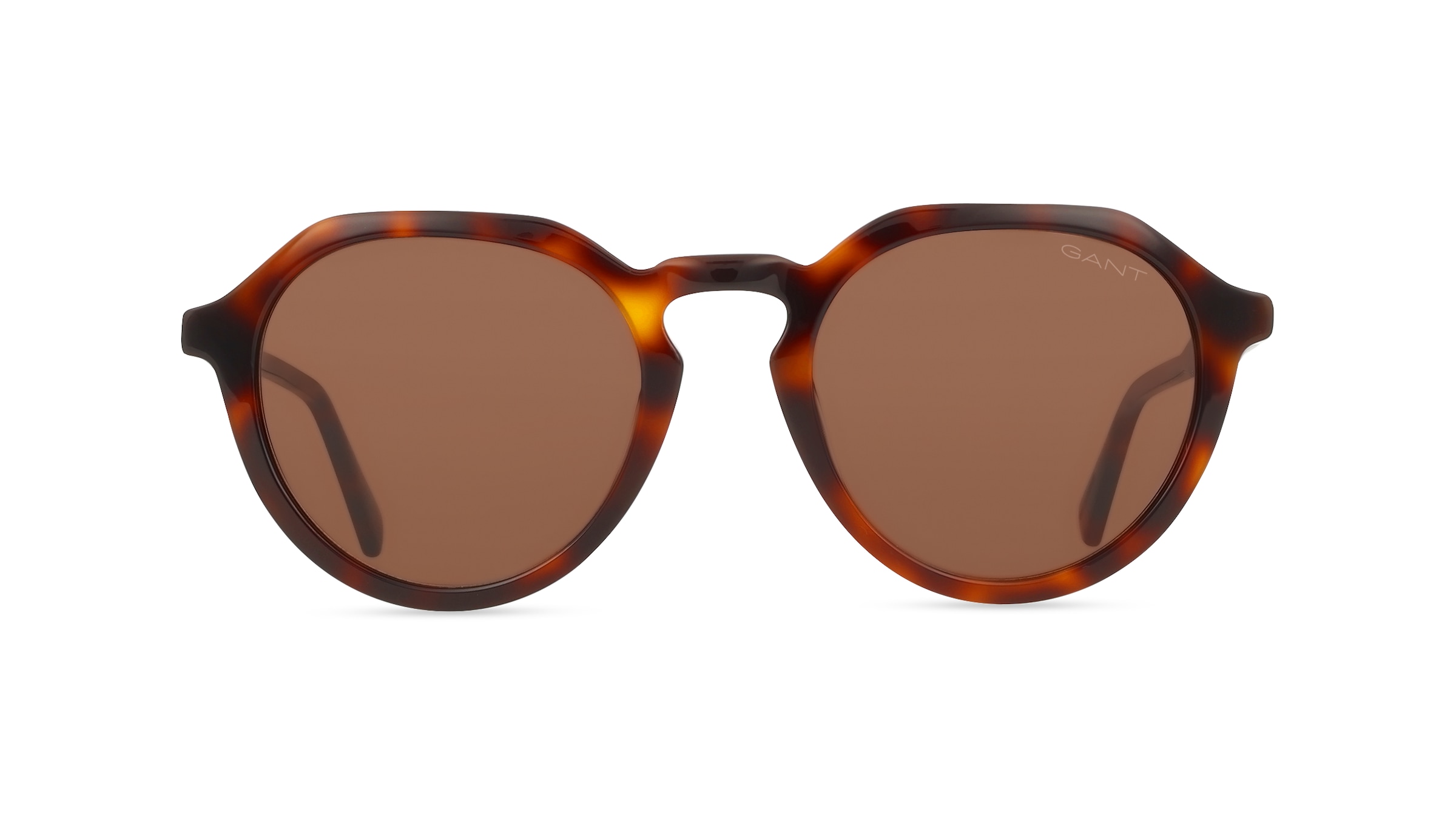 Gant GA00024 Herren-Sonnenbrille Vollrand Rund Acetat-Gestell, braun