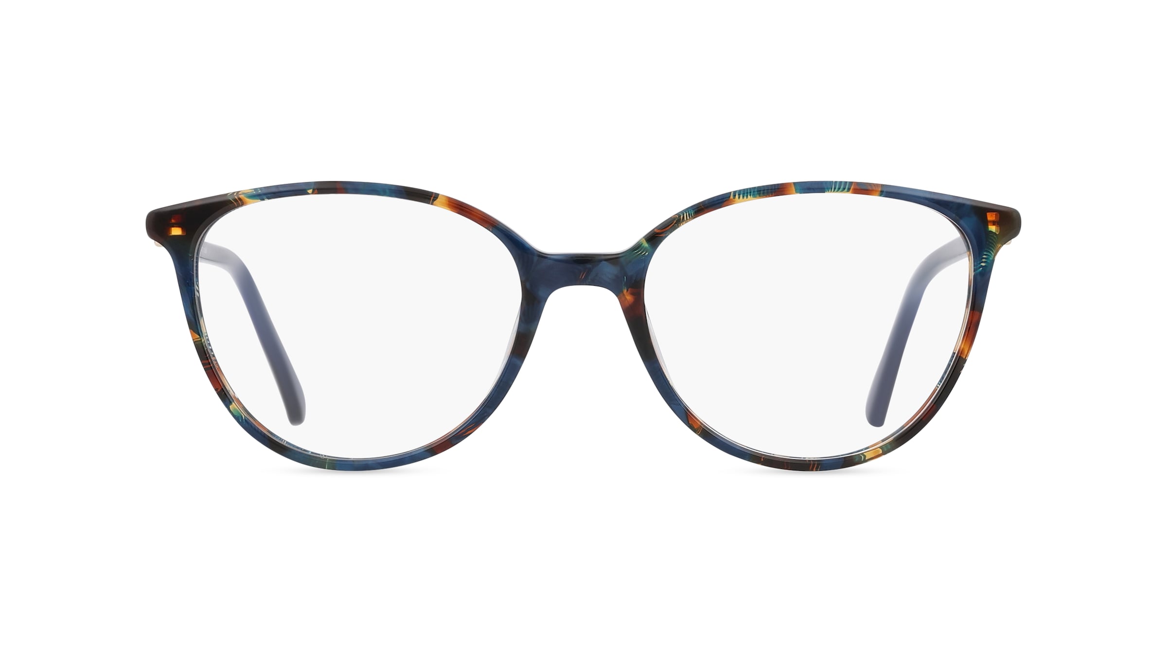 Fielmann LD 030 CL Damen-Brille inkl. Gläser Vollrand Oval Acetat-Gestell 51mm/17mm/140mm, braun