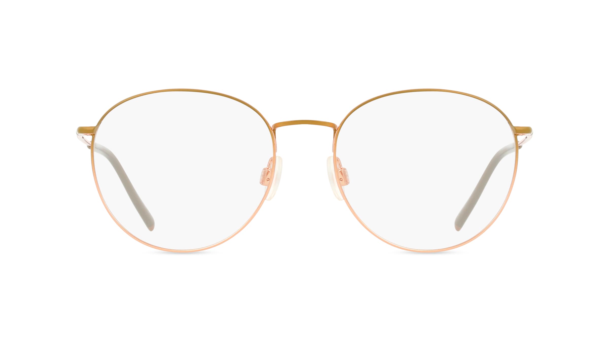 Humphrey’s eyewear 582275 Unisex-Brille inkl. Gläser Vollrand Panto Metall-Gestell 51mm/18mm/140mm, gold