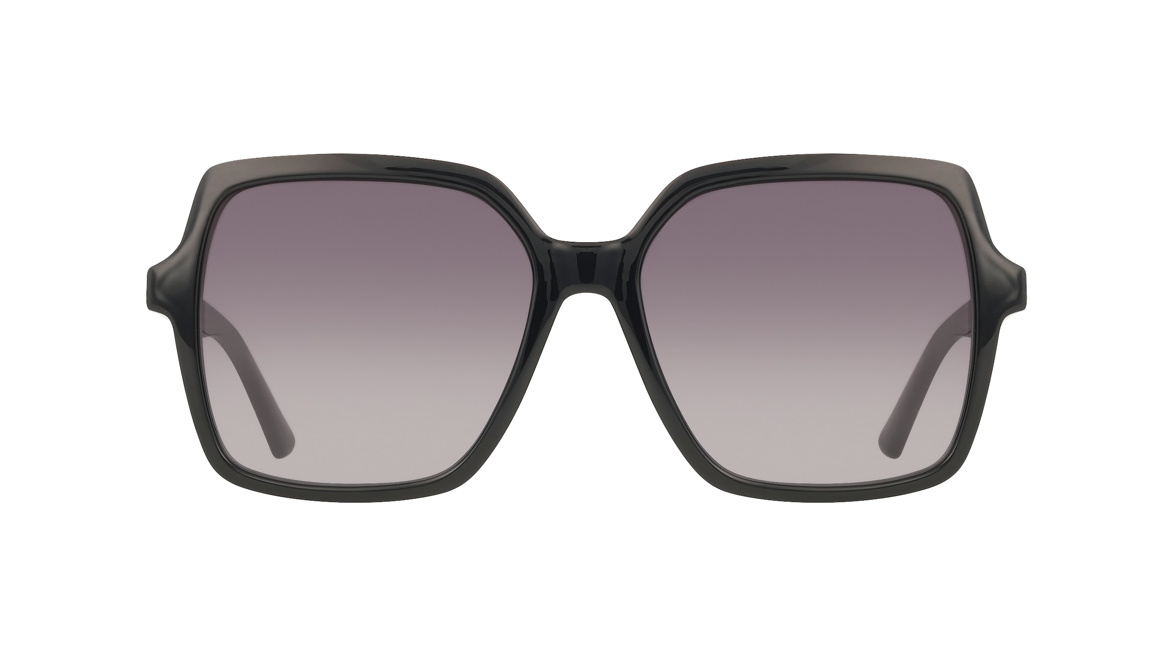 Calvin Klein CK25537S Damen-Sonnenbrille Vollrand Butterfly Kunststoff-Gestell, schwarz