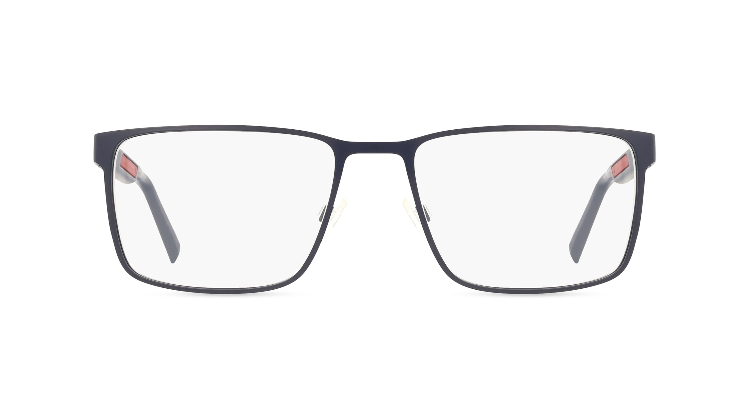 Tommy Hilfiger TH 2204 Herren-Brille inkl. Gläser Vollrand Eckig Metall-Gestell 40/18/145, Blau
