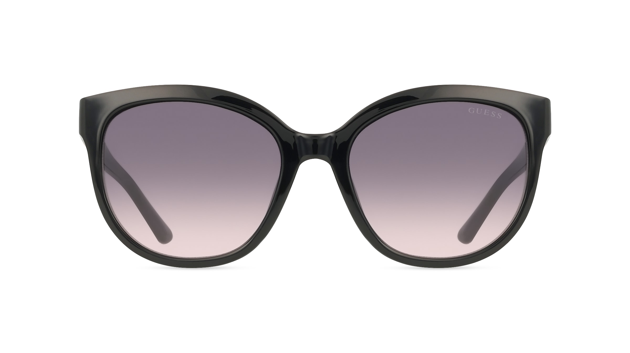 Guess GU7877 Damen-Sonnenbrille Vollrand Rund Acetat-Gestell, Schwarz