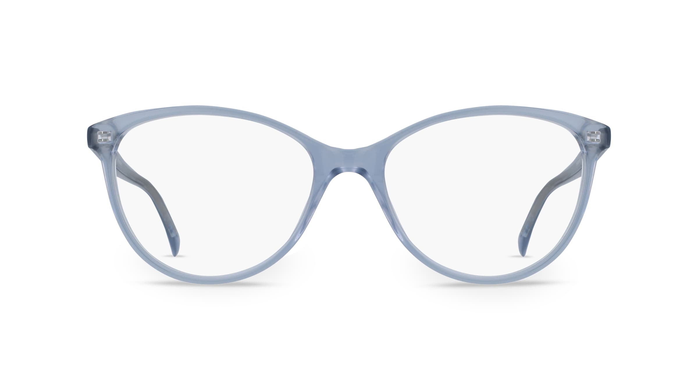 Fielmann LN 002 CL Damen-Brille inkl. Gläser Vollrand Butterfly Acetat-Gestell 53mm/16mm/135mm, blau