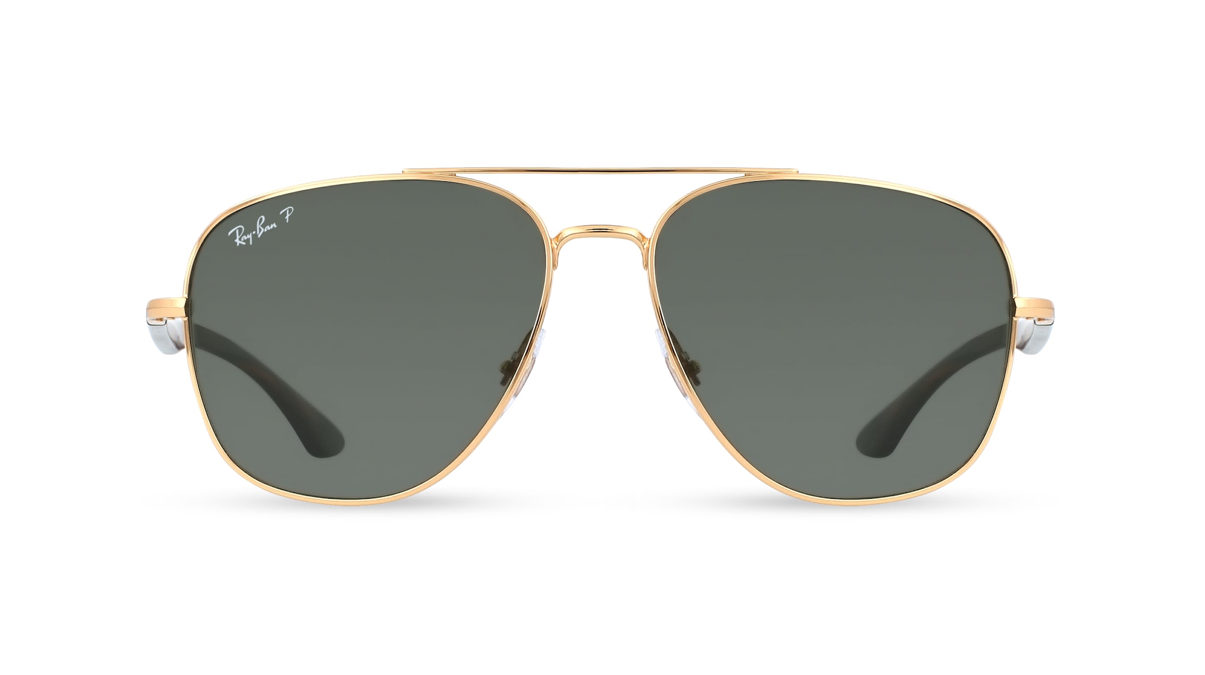 Ray-Ban RB 3683 Unisex-Sonnenbrille Vollrand Eckig Metall-Gestell, gold