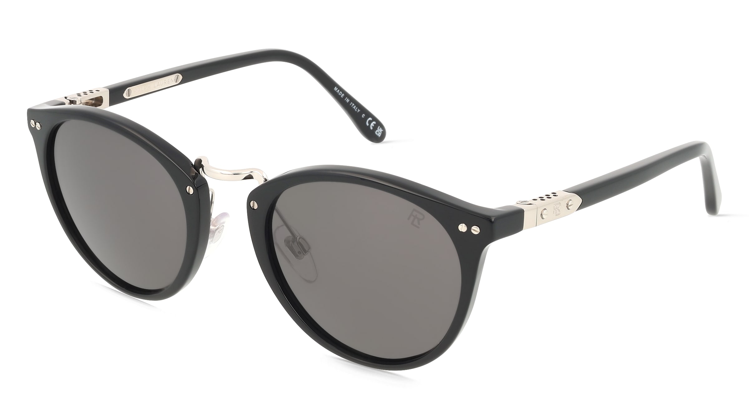 Polo Ralph Lauren 0RL8223 Herren-Sonnenbrille Vollrand Panto Acetat-Gestell, Schwarz