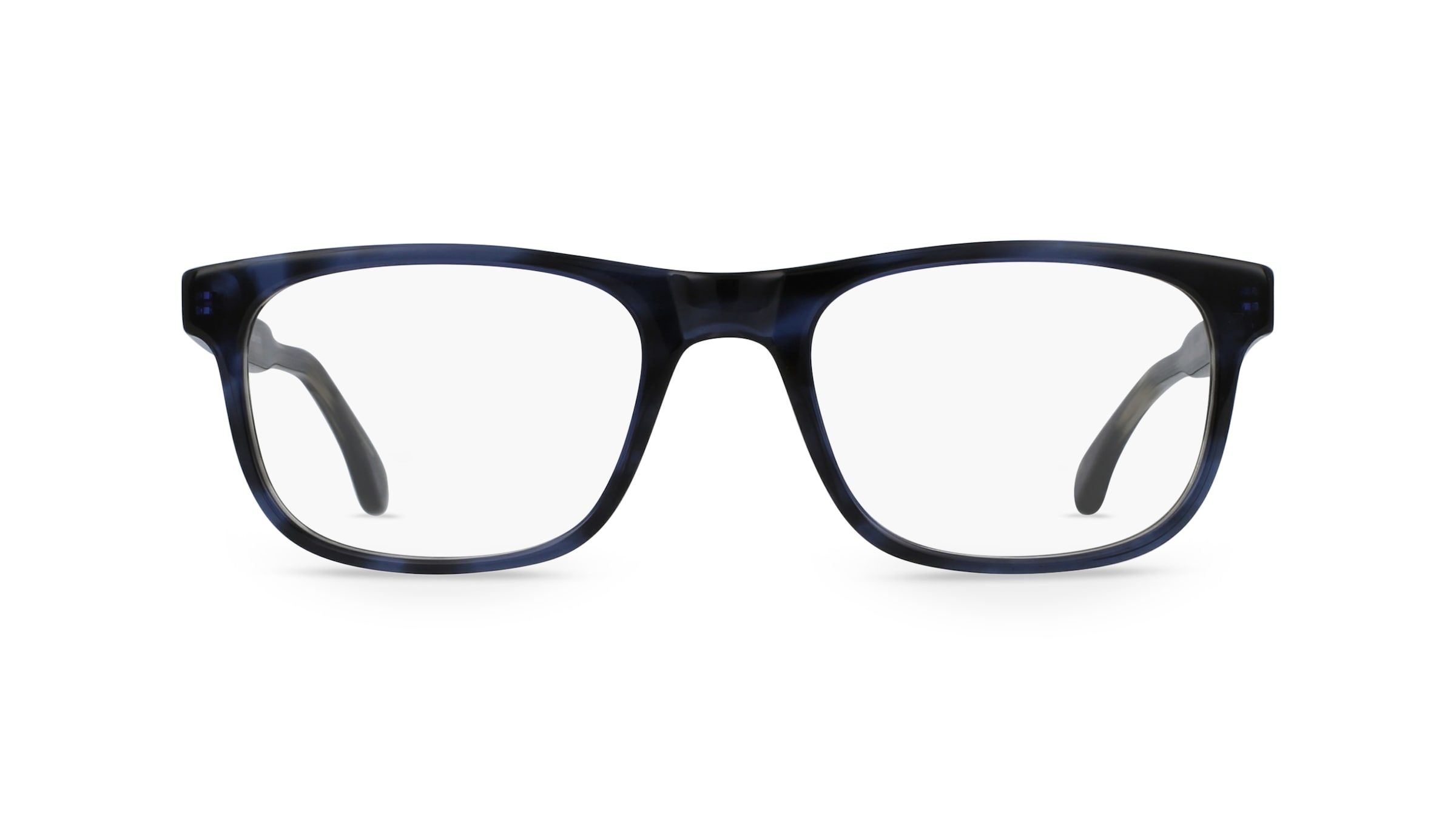 Fielmann MF 034 FLEX CL Herren-Brille inkl. Gläser Vollrand Eckig Acetat-Gestell 56mm/20mm/140mm, blau