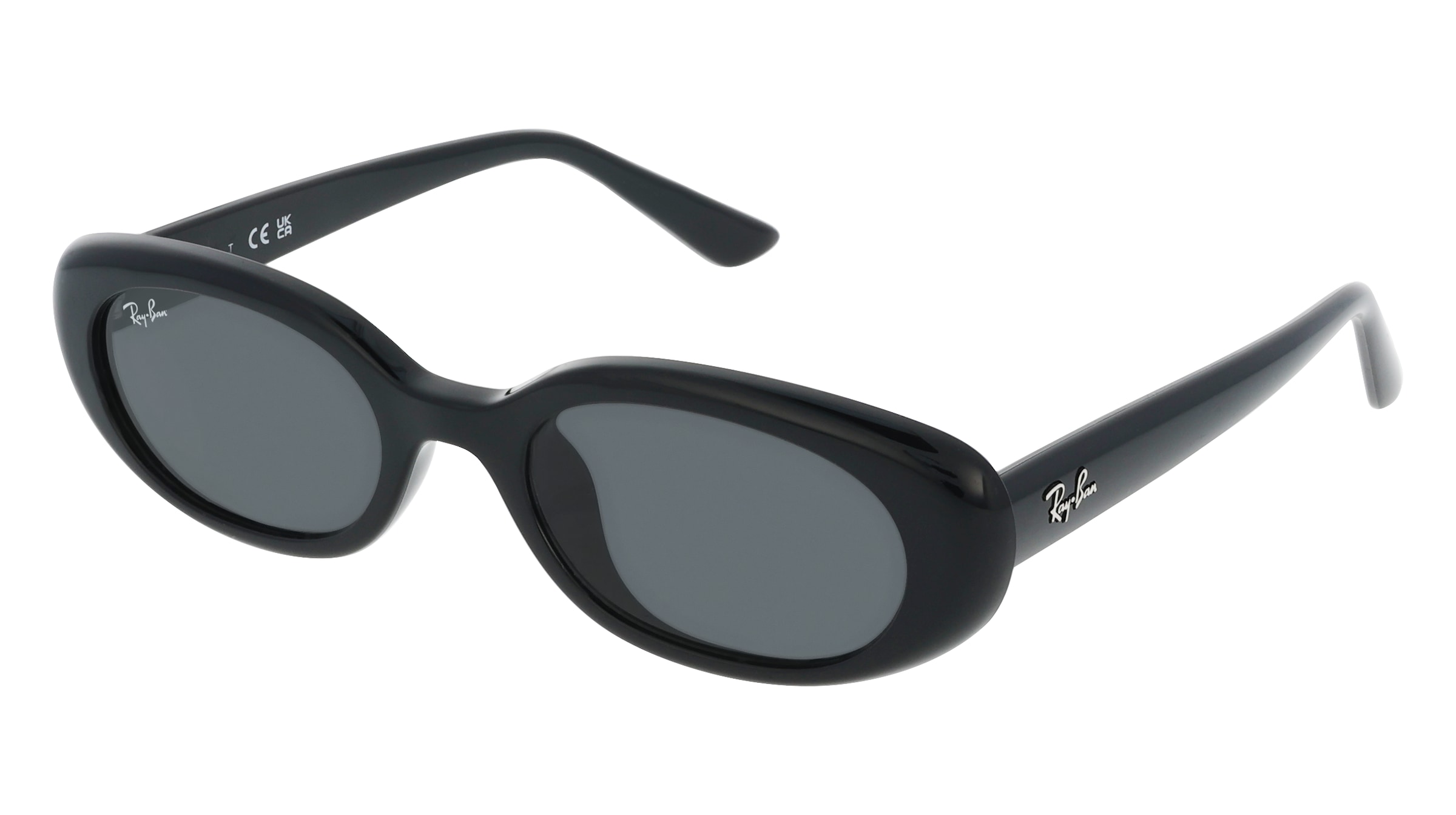 Ray-Ban RB4441D Unisex-Sonnenbrille Vollrand Quadratisch Kunststoff-Gestell, Schwarz