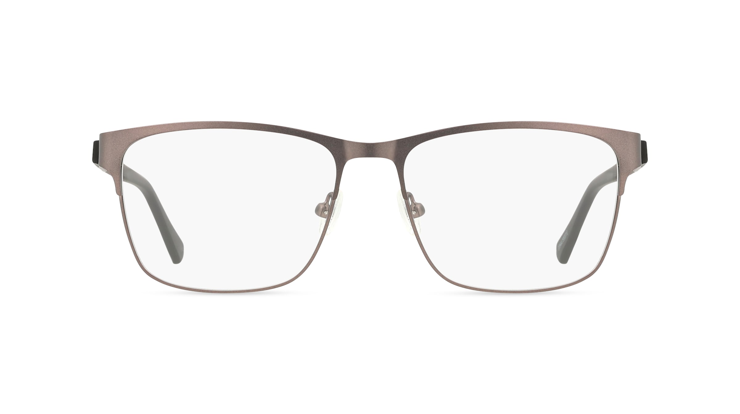 Guess GU50013 Herren-Brille inkl. Gläser Vollrand Eckig Metall-Gestell 55mm/16mm/145mm, grau