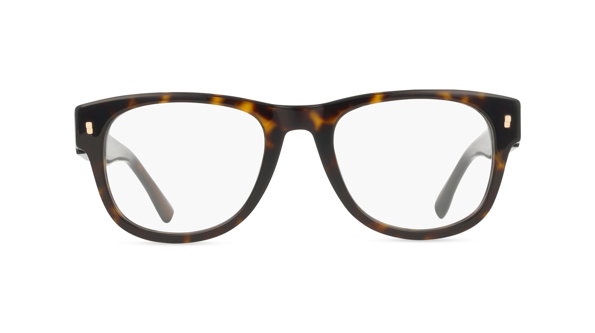 Dsquared2	 D2 0048 Herren-Brille inkl. Gläser Vollrand Eckig Acetat-Gestell 51mm/20mm/145mm, braun