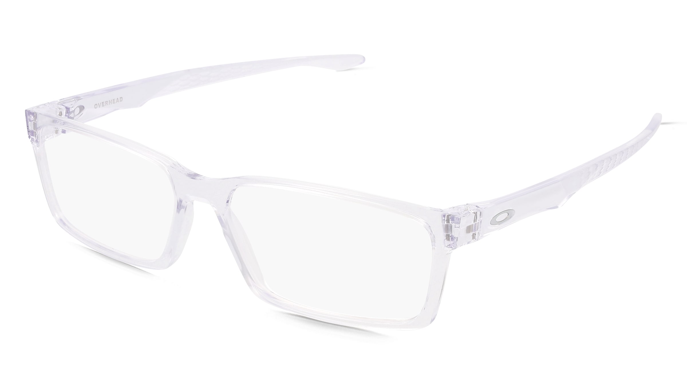 Oakley 0OX8060 OVERHEAD Herren-Brille inkl. Gläser Vollrand Eckig Kunststoff-Gestell 59mm/16mm/138mm, transparent