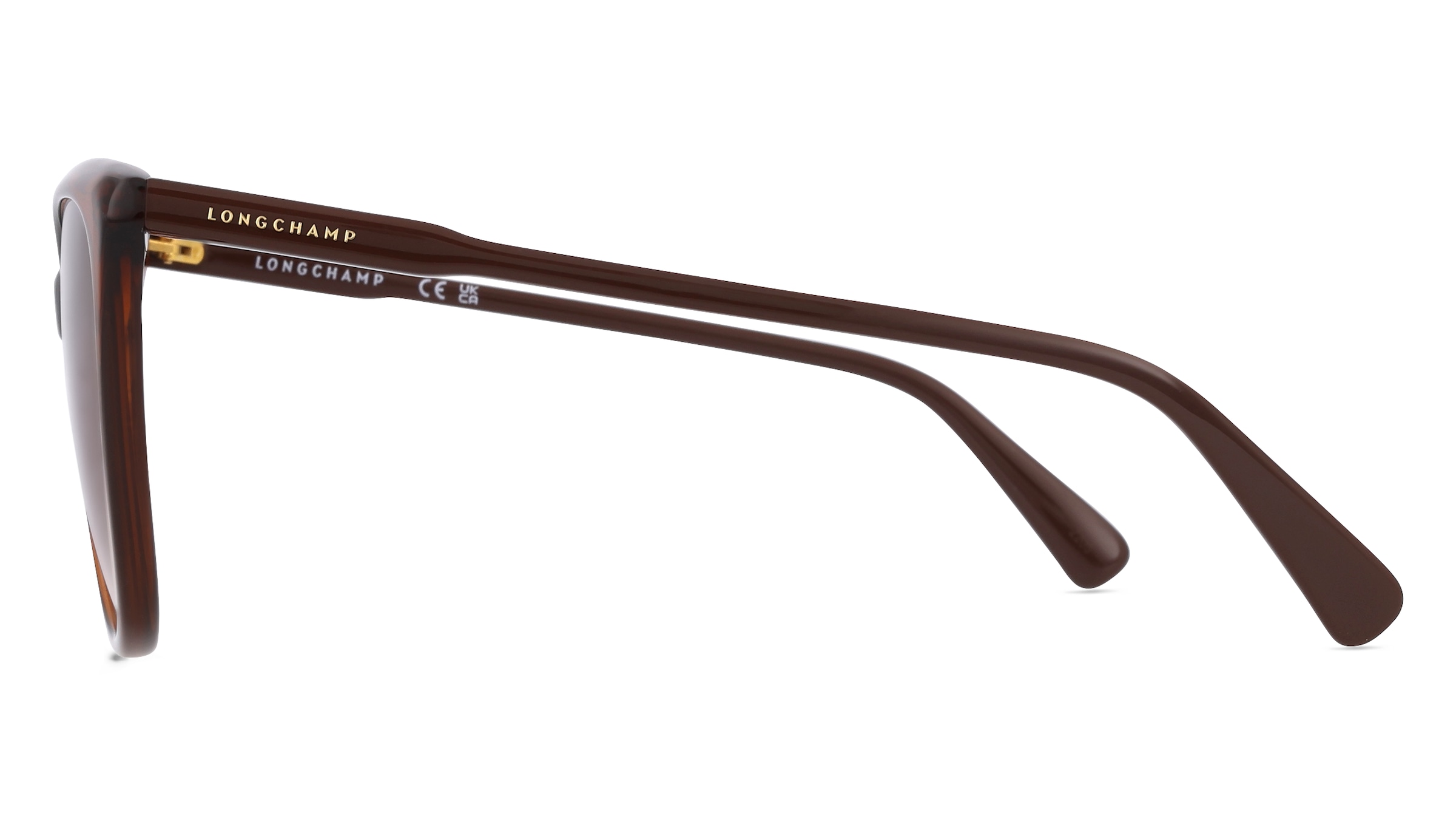 Thumbnail - Longchamp LO718S Damen-Sonnenbrille Vollrand Butterfly Kunststoff-Gestell, braun