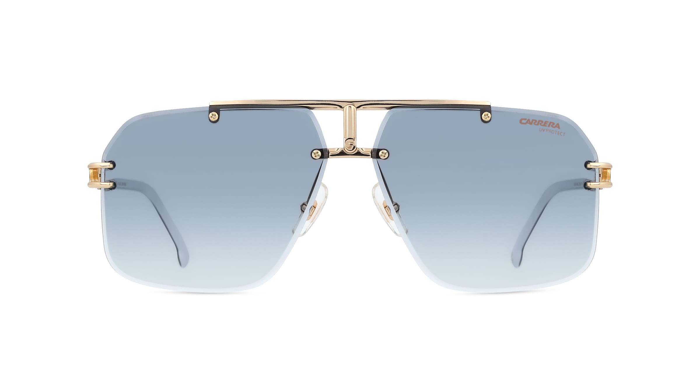 Carrera 1054/S Herren-Sonnenbrille Vollrand Pilot Metall-Gestell, gold