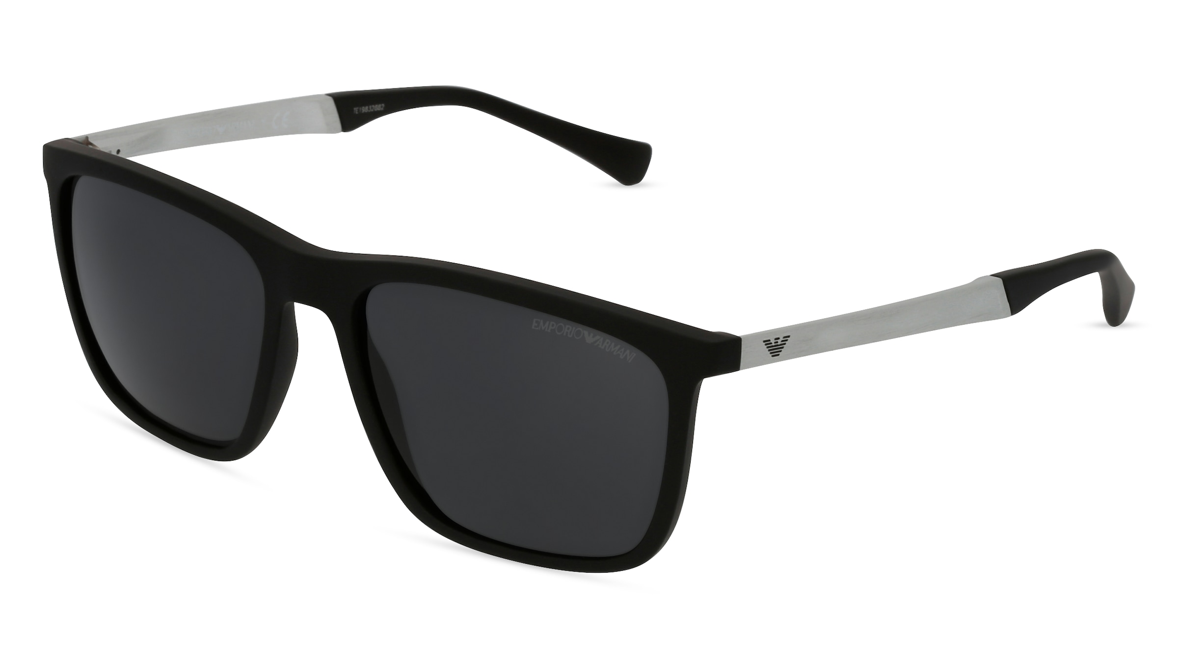 Emporio Armani EA4150 Herren-Sonnenbrille Vollrand Quadratisch Acetat Spritzguss-Gestell, Schwarz