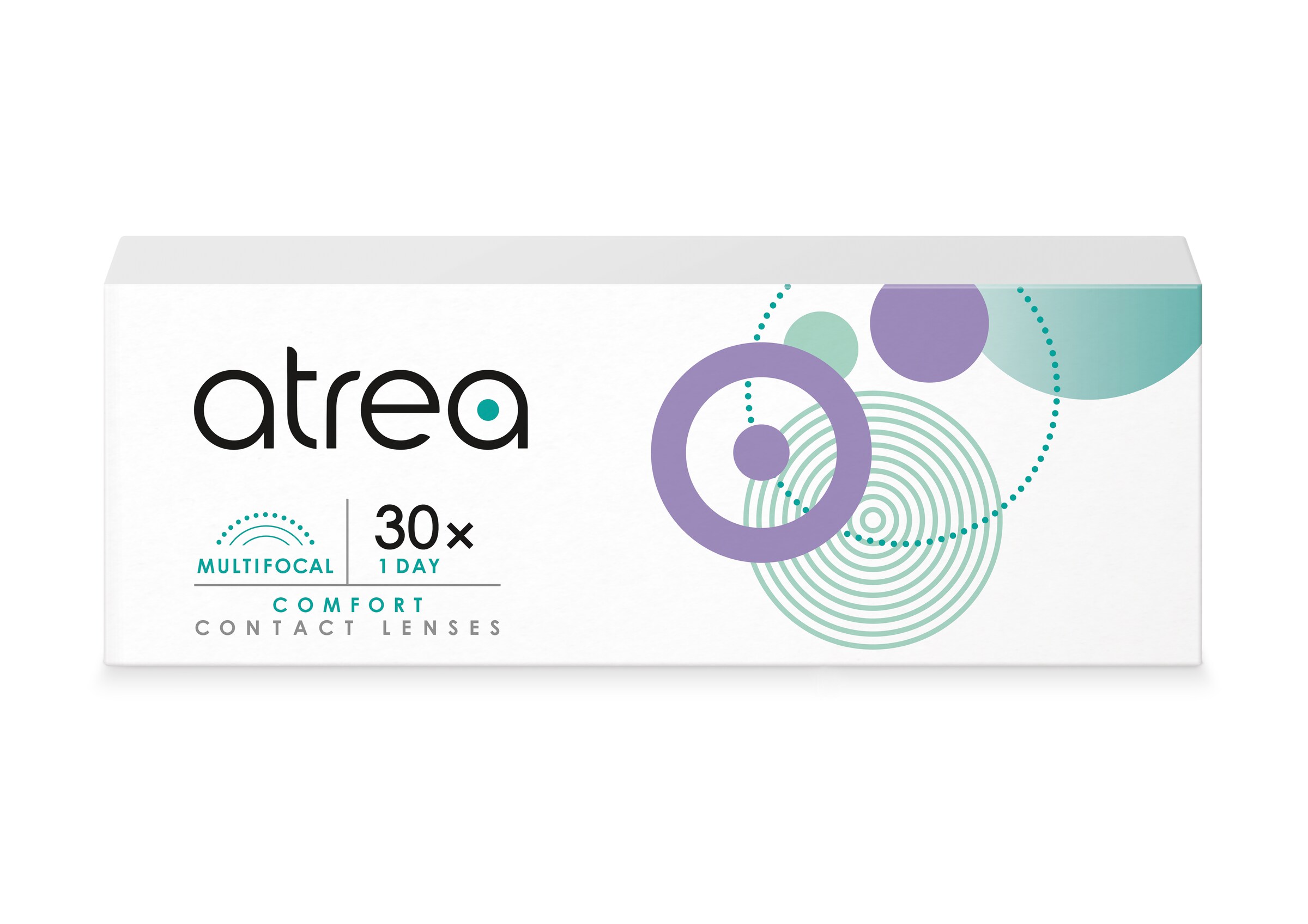 Atrea Comfort 1 Day Multifocal (30er Packung) Tageslinsen (-3.25 dpt, Addition High (2.00-2.50) & BC 8.6) mit UV-Schutz