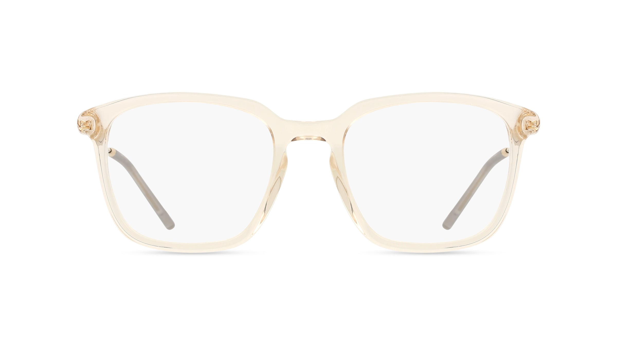 Moncler ME2012 Unisex-Brille inkl. Gläser Vollrand Panto Bio-Acetat-Gestell 53mm/20mm/145mm, Beige