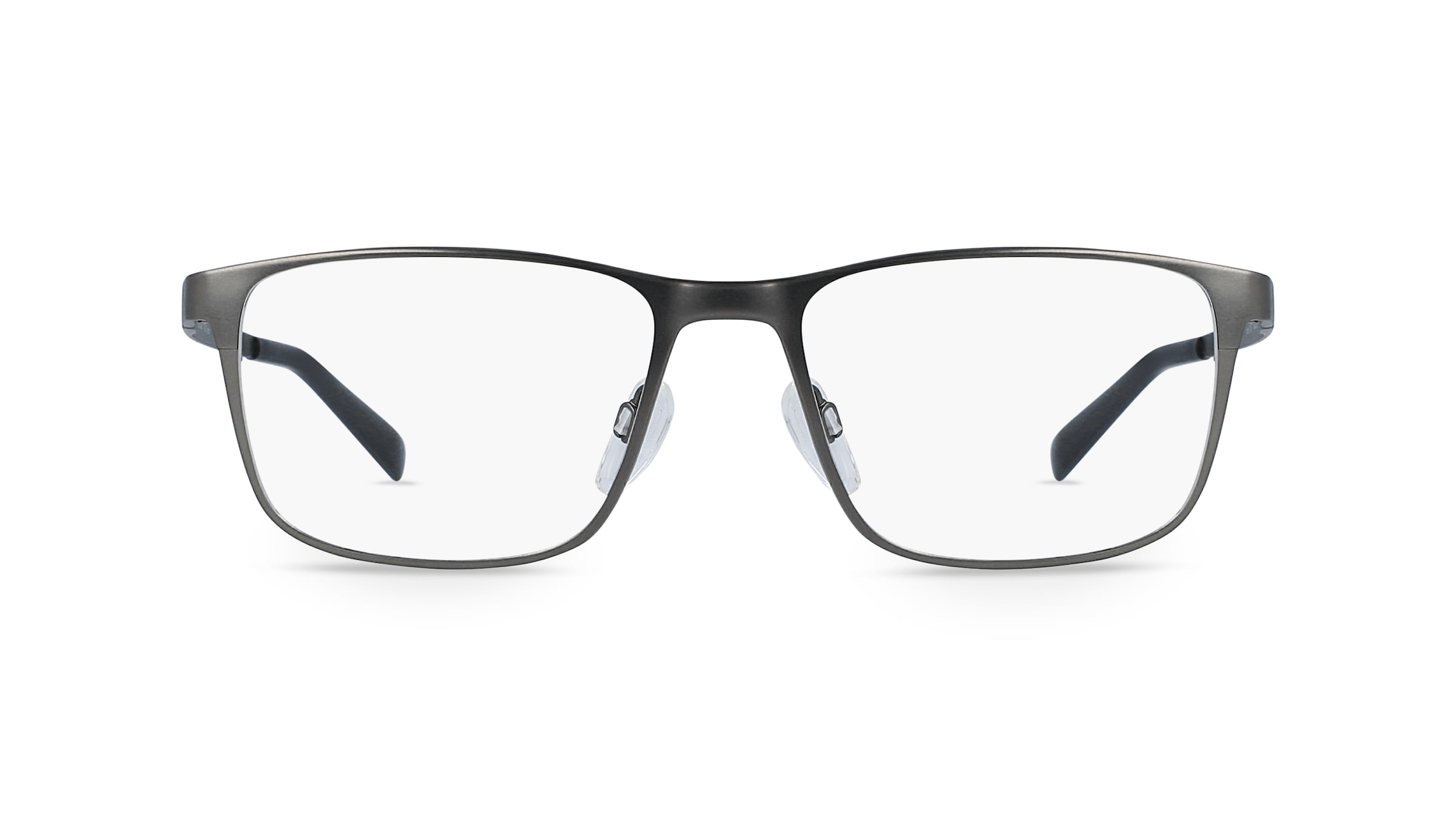 Fielmann CHARME 0826 CL Herren-Brille inkl. Gläser Vollrand Eckig Titan-Gestell 54mm/18mm/140mm, grau