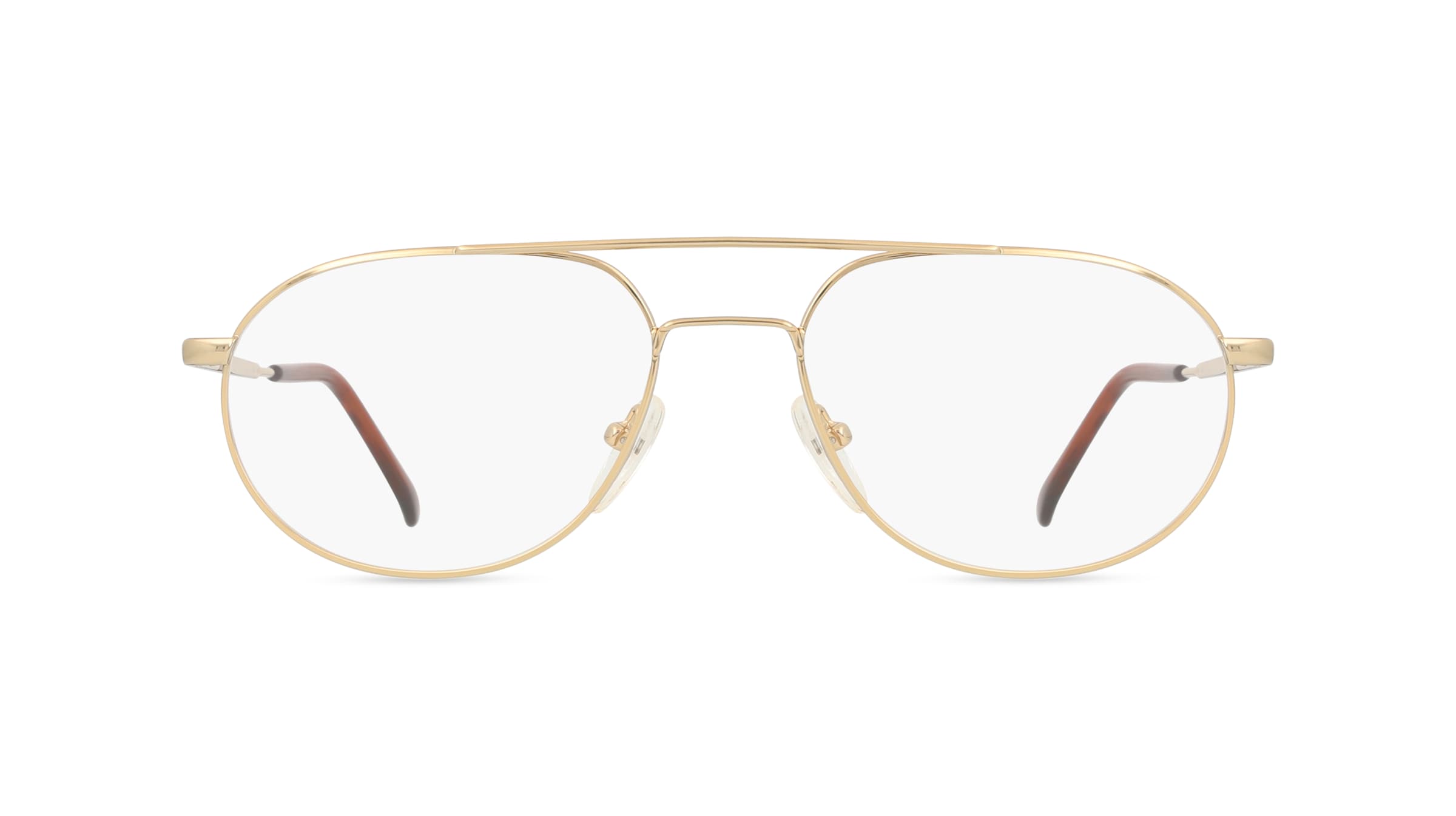 Fielmann MC 176 TR Herren-Brille inkl. Gläser Vollrand Pilot Metall-Gestell 58mm/19mm/145mm, gold