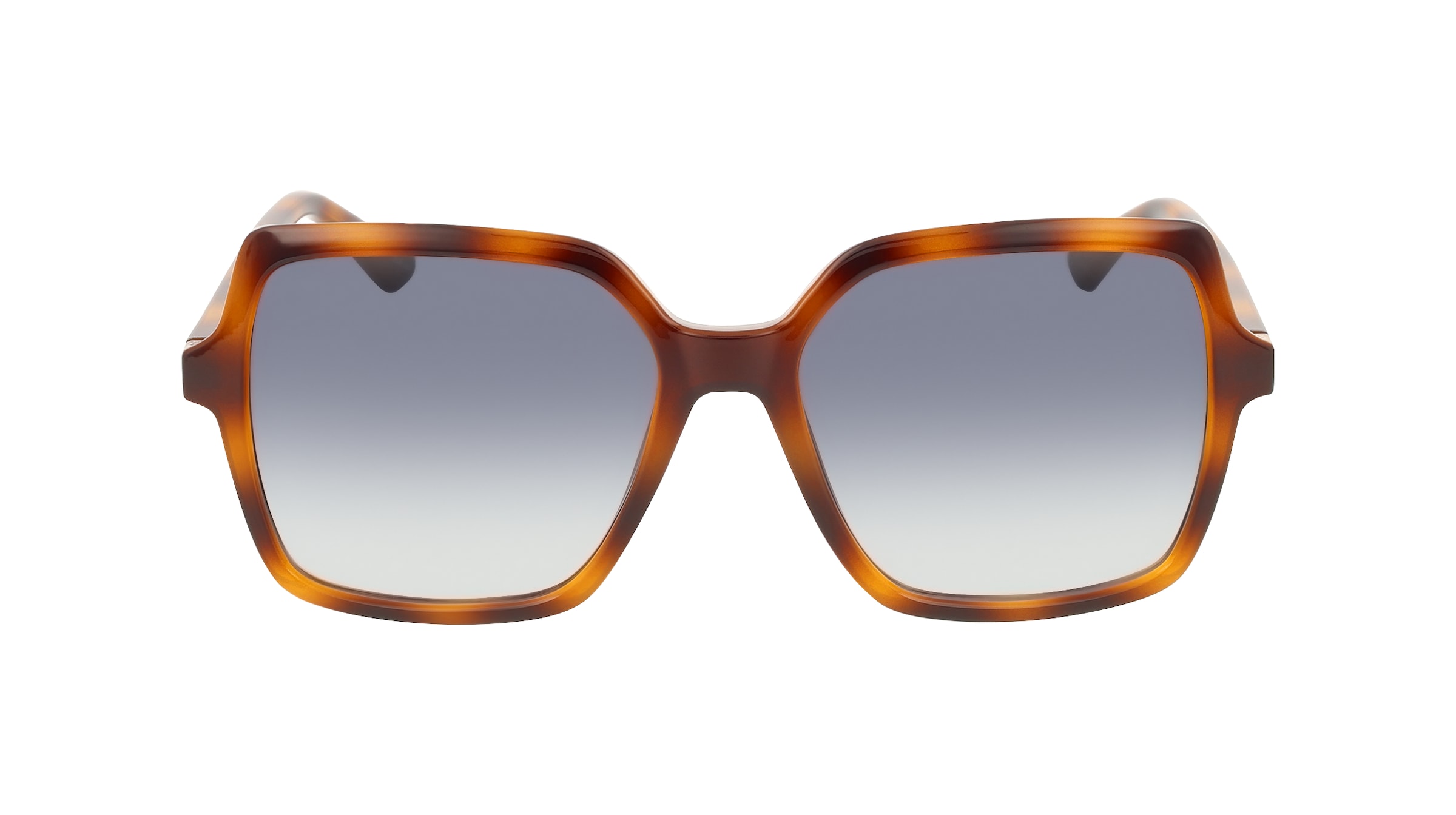 Calvin Klein CK25537S Damen-Sonnenbrille Vollrand Butterfly Kunststoff-Gestell, Havanna