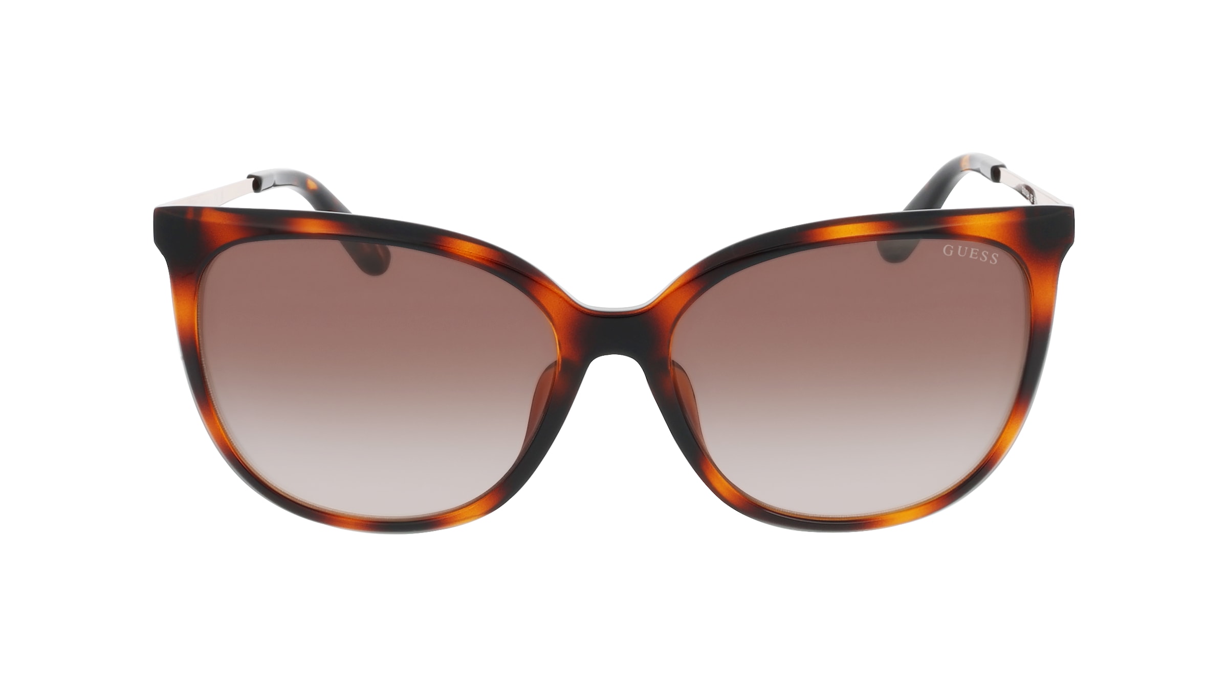 Guess GU00150-H Damen-Sonnenbrille Vollrand Eckig Kunststoff-Gestell, Havanna