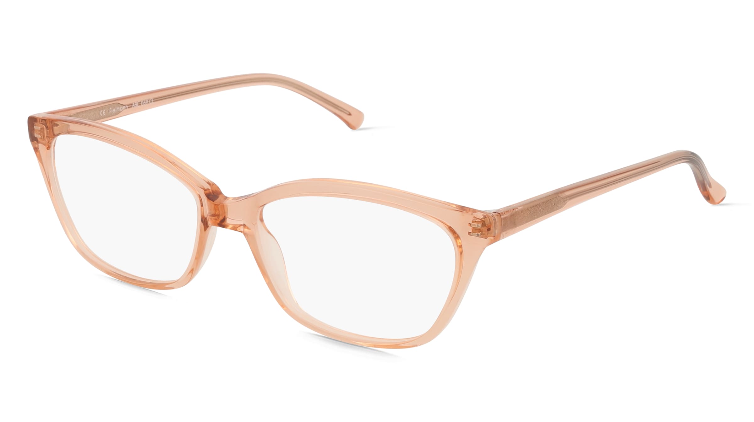 Fielmann ABC 069 CL Damen-Brille inkl. Gläser Vollrand Butterfly Acetat-Gestell 52mm/16mm/135mm, orange