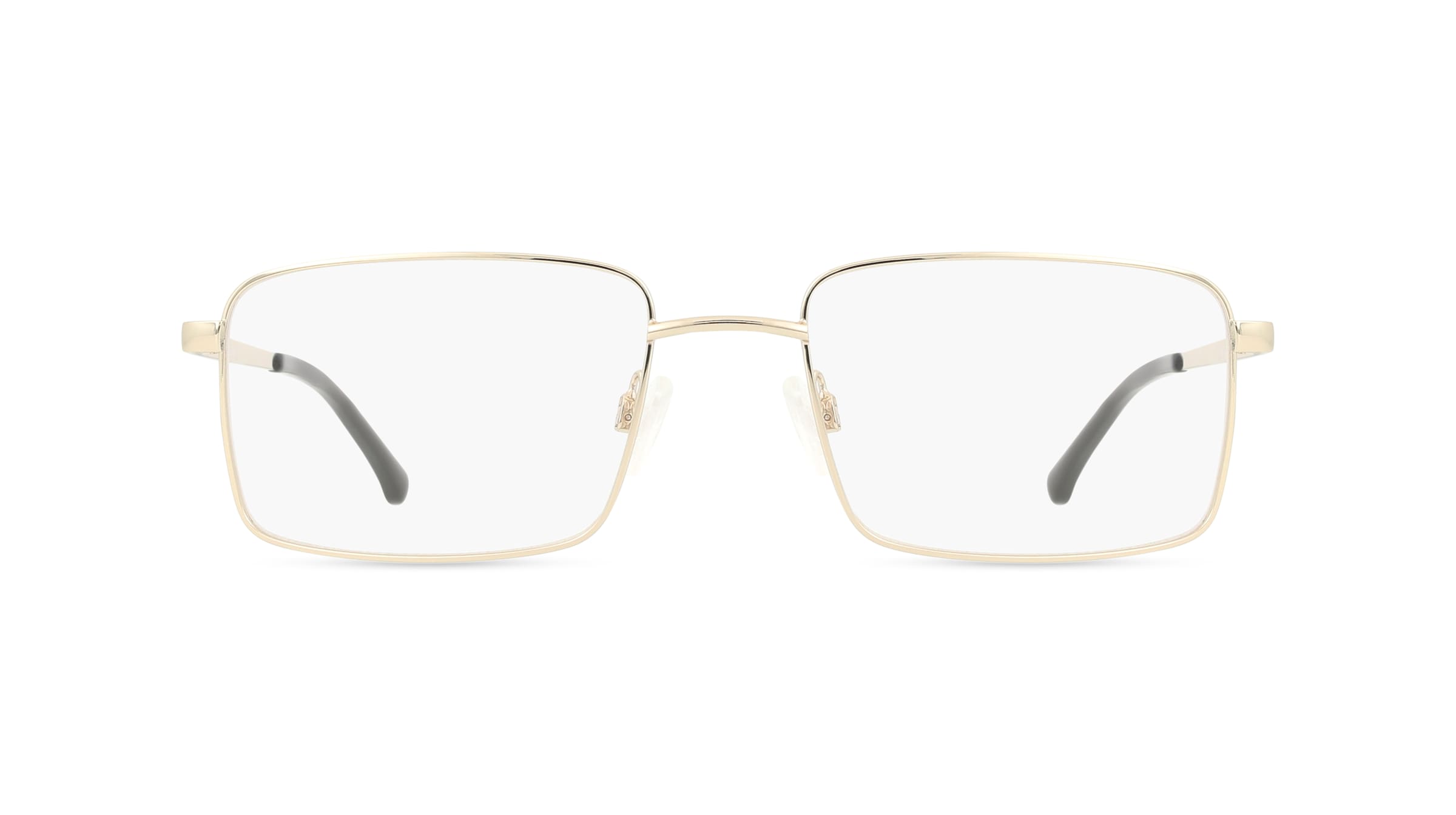 Fielmann MO 002 CL ANDREAS Herren-Brille inkl. Gläser Vollrand Quadratisch Edelstahl-Gestell 57/20/145, gold