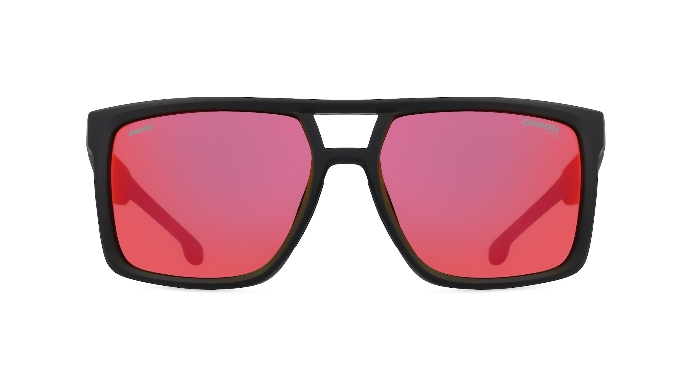 Carrera CARDUC 018/S Herren-Sonnenbrille Vollrand Pilot Kunststoff-Gestell, schwarz