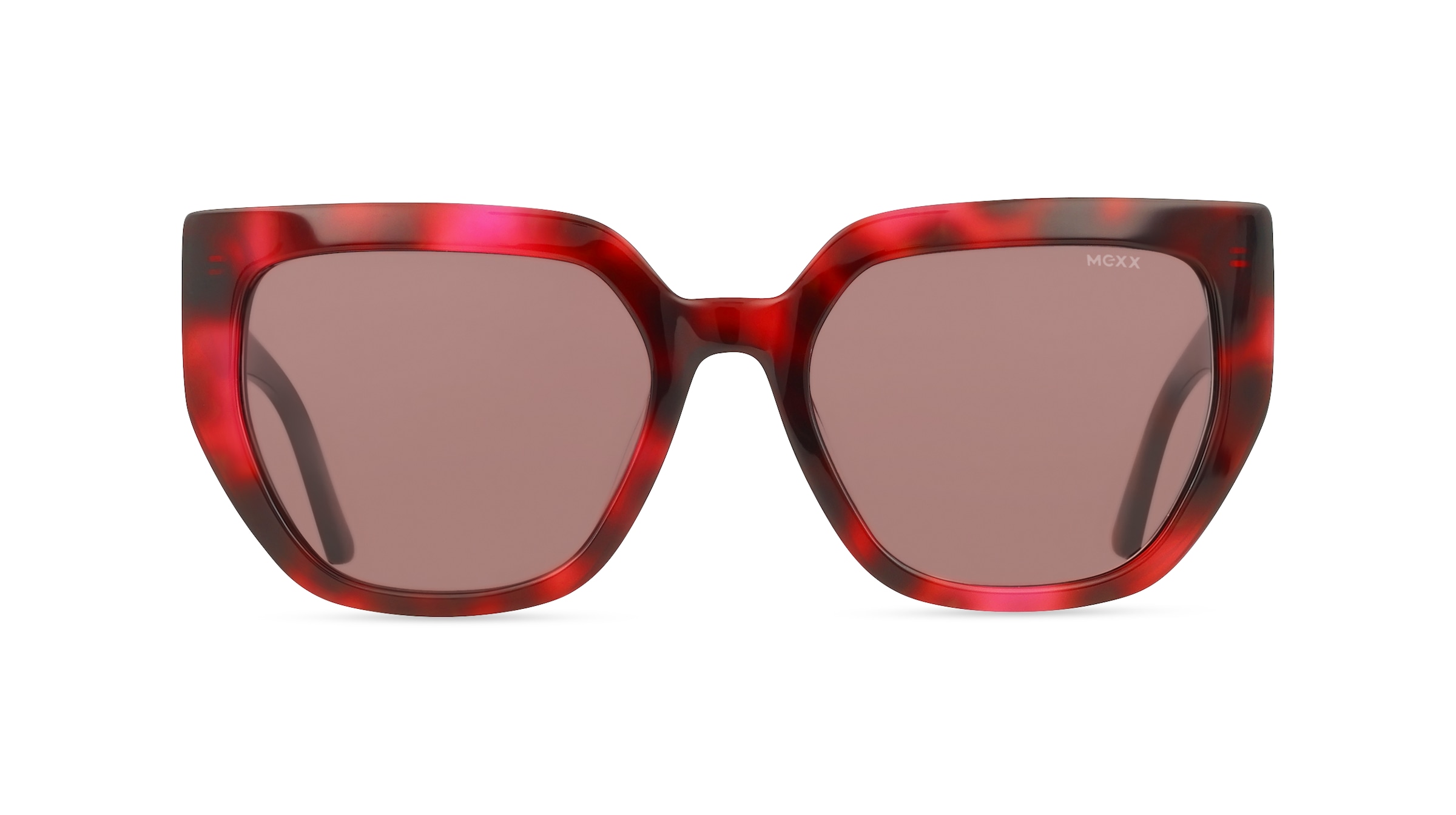 Mexx Eyes 6566 Damen-Sonnenbrille Vollrand Cat Eye Kunststoff-Gestell, pink