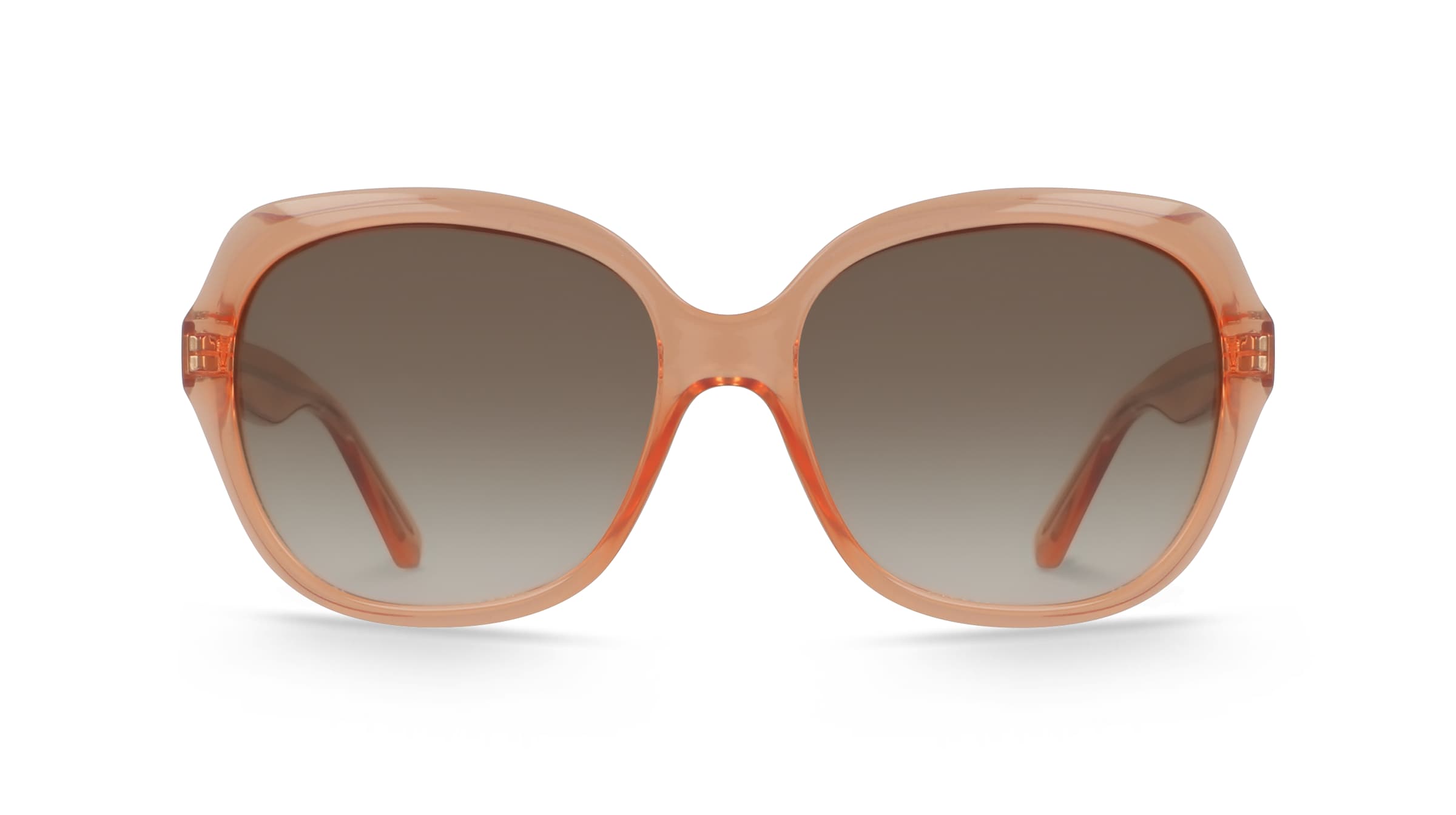 Fielmann OT 002 SUN CL Damen-Sonnenbrille Vollrand Butterfly Propionat-Gestell, orange