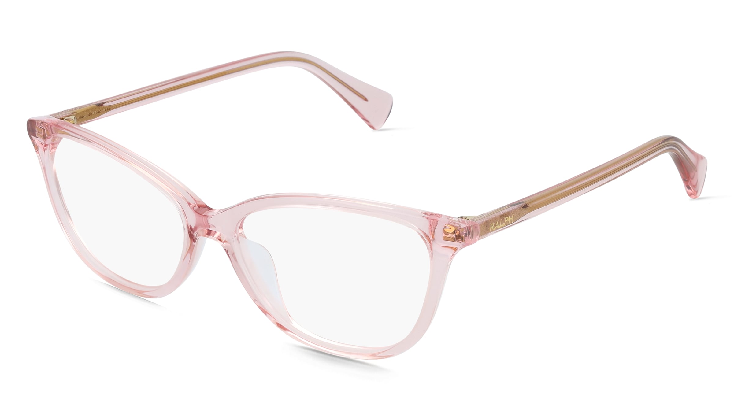 Ralph 0RA7190U Damen-Brille inkl. Gläser Vollrand Butterfly Acetat-Gestell 54/15/145, Pink