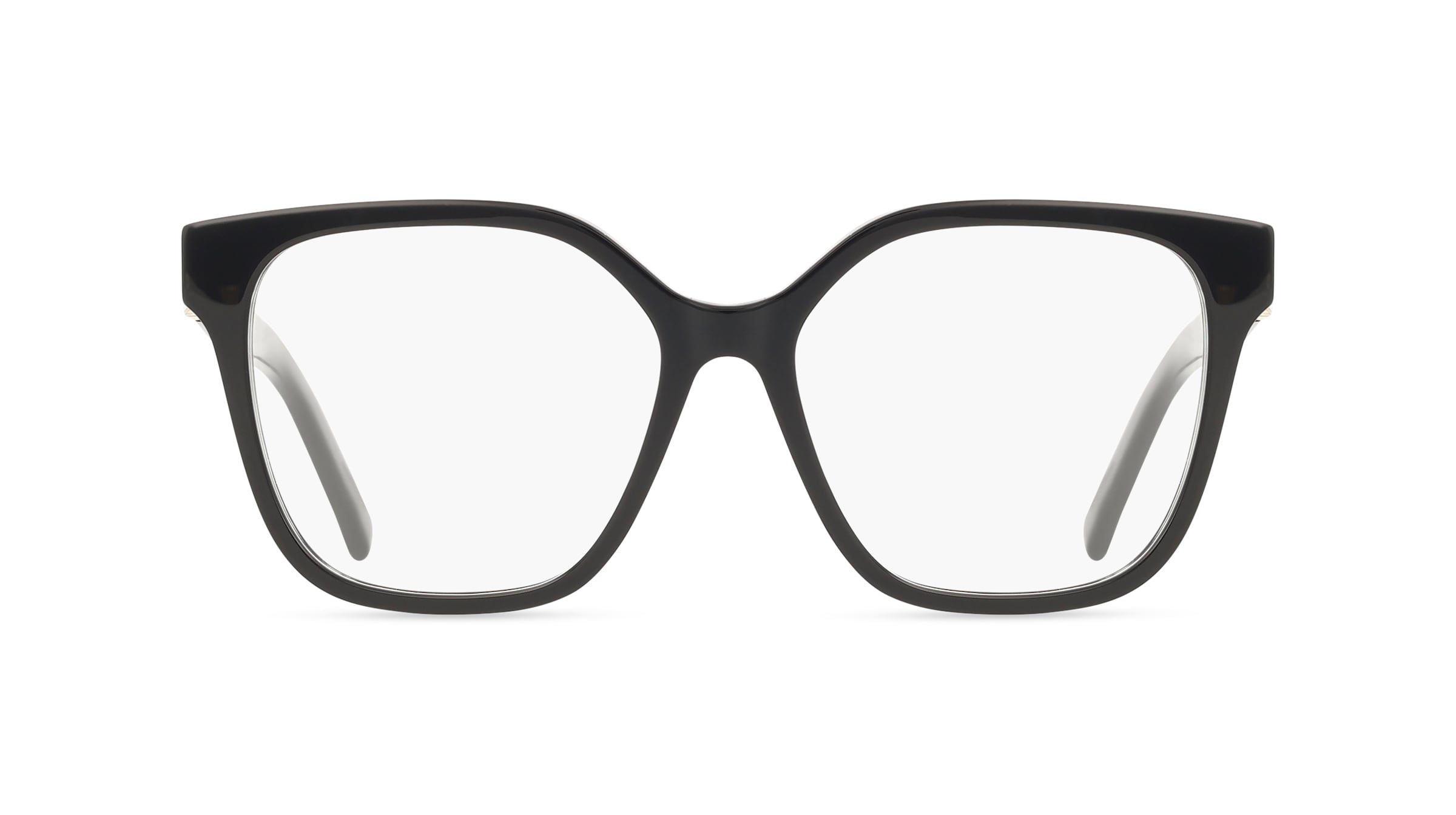 Givenchy GV50064I Unisex-Brille inkl. Gläser Vollrand Quadratisch Acetat-Gestell 55/16/140, schwarz
