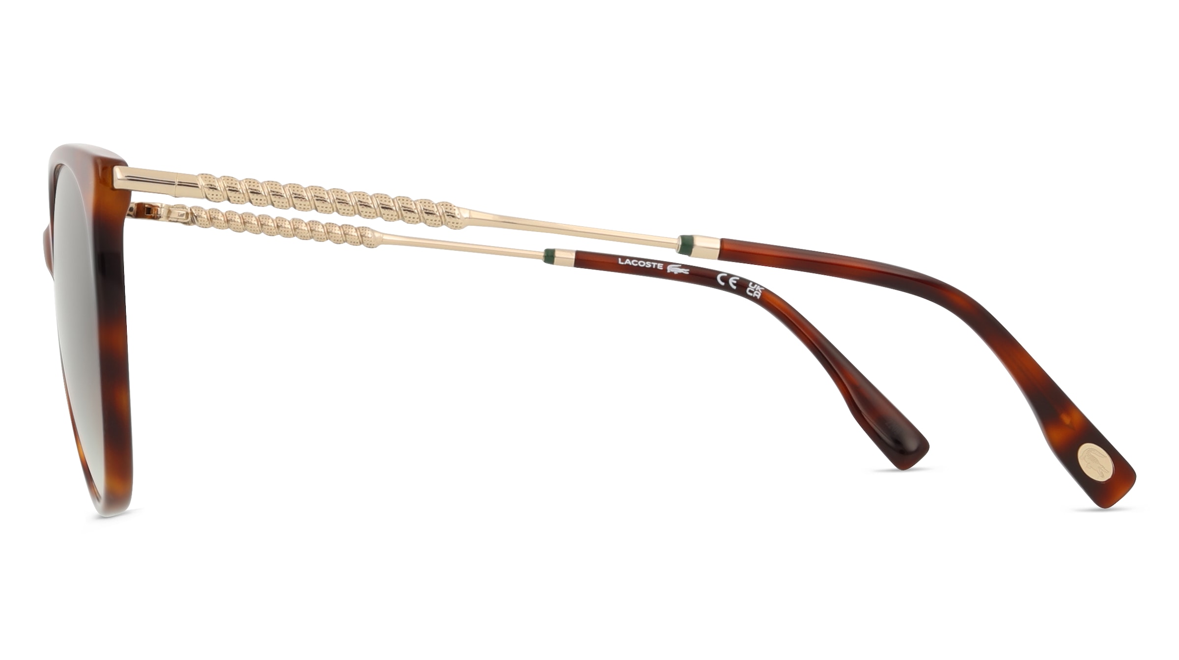 Thumbnail - Lacoste L993S Unisex-Sonnenbrille Vollrand Butterfly Kunststoff-Gestell, braun