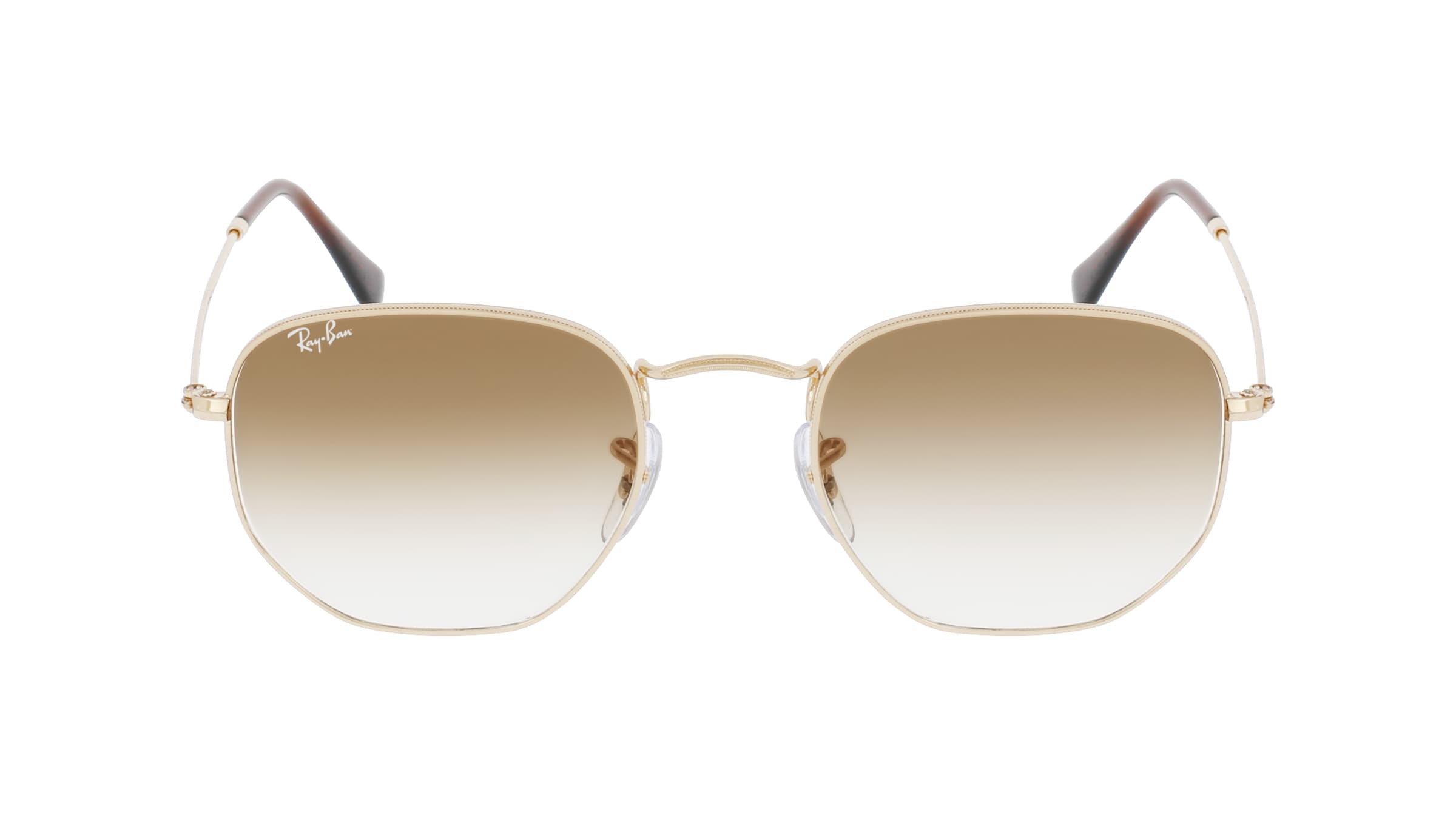 Ray-Ban RB3548 Damen-Sonnenbrille Vollrand Eckig Metall-Gestell, gold