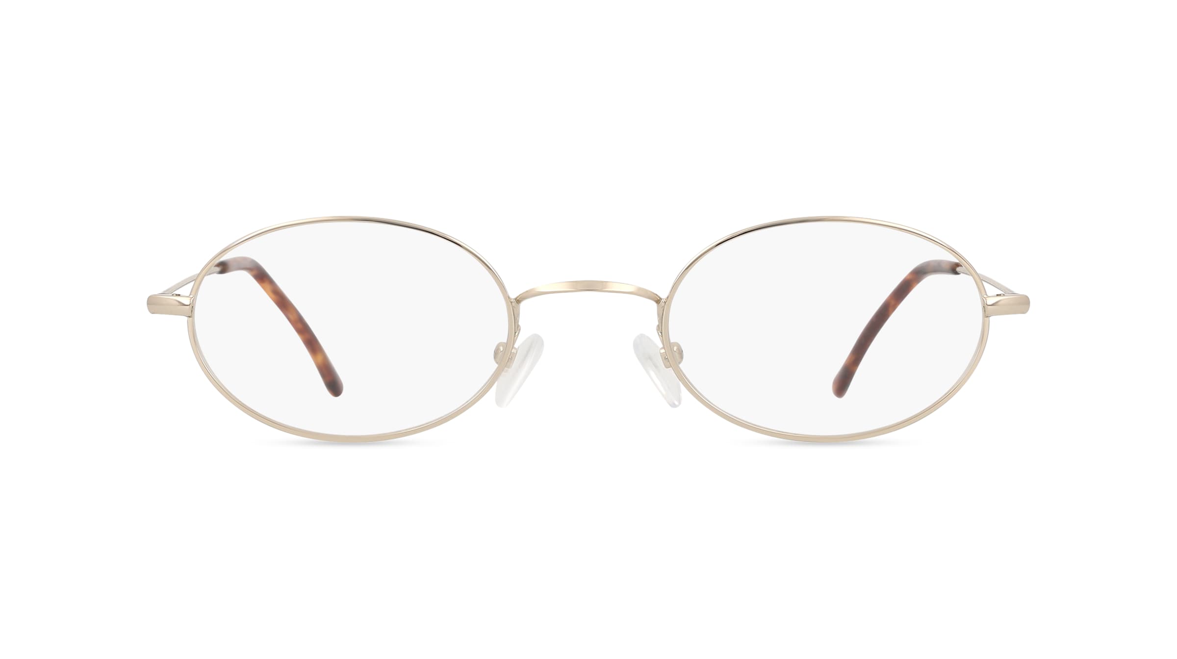 Fielmann BD 316 CL Unisex-Brille inkl. Gläser Vollrand Oval Edelstahl-Gestell 48mm/22mm/145mm, gold