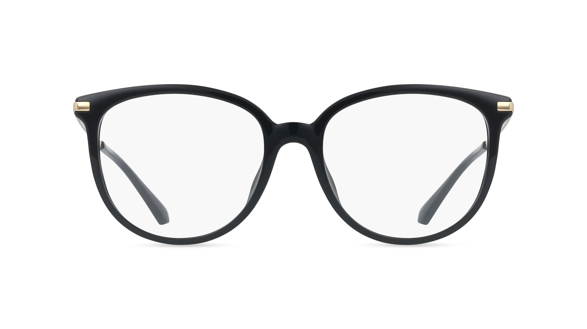 Michael Kors MK4106U WESTPORT Damen-Brille inkl. Gläser Vollrand Rund Kunststoff-Gestell 54/17/140, Schwarz