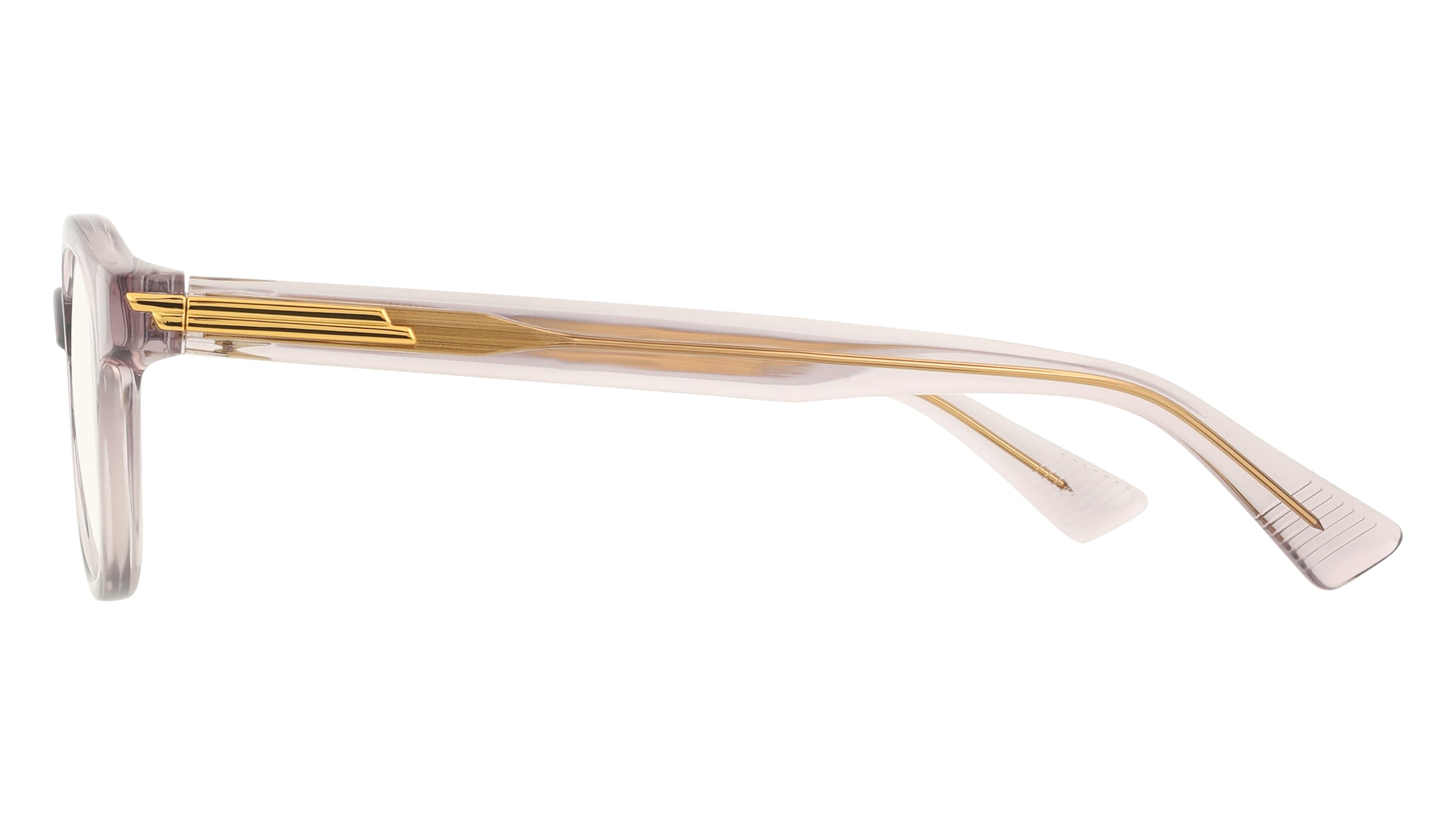 Thumbnail - Bottega Veneta BV1413O Herren-Brille inkl. Gläser Vollrand Rund Acetat-Gestell 46/22/145, grau