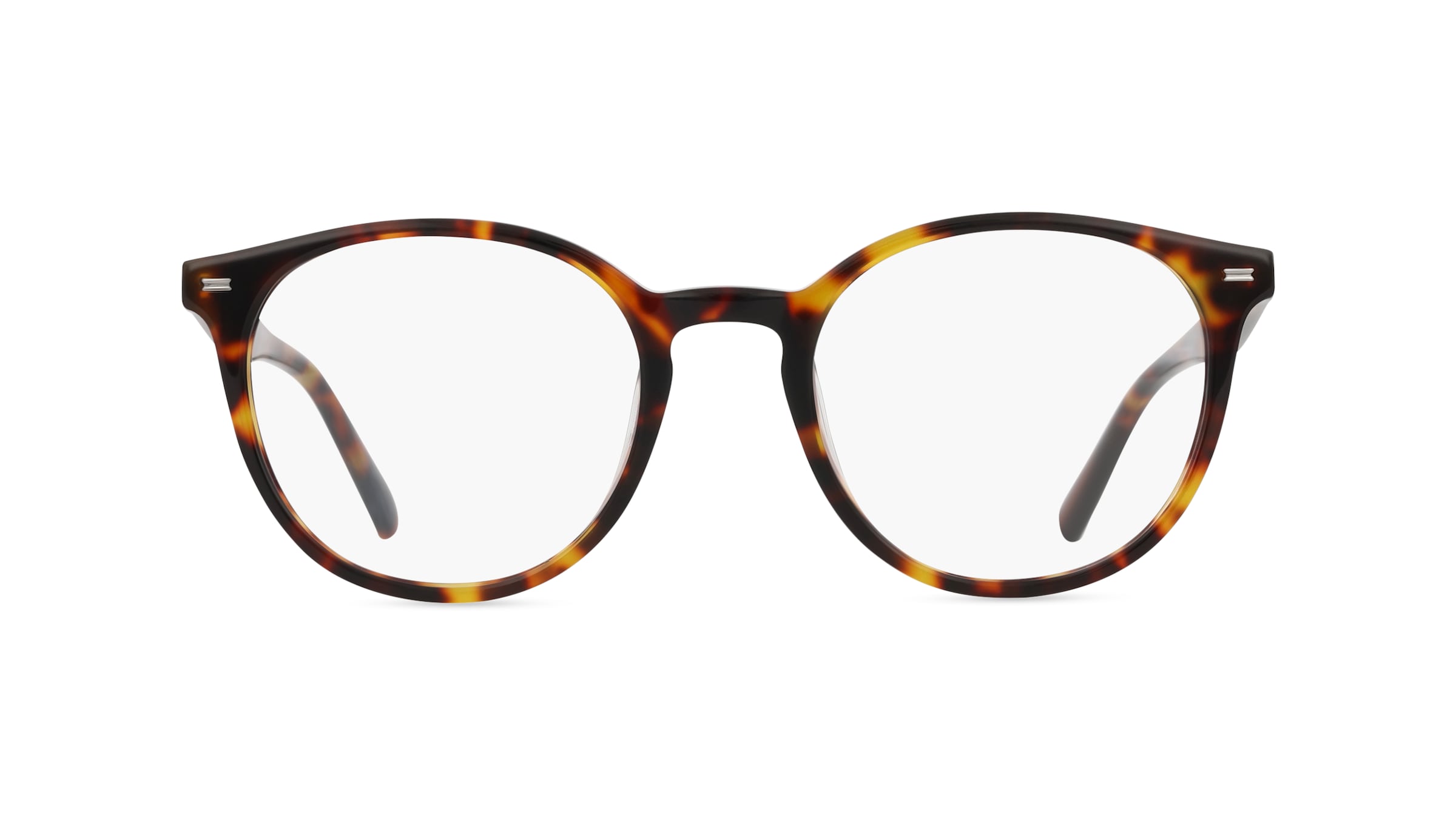 Fielmann BD 553 FLEX FA Unisex-Brille inkl. Gläser Vollrand Panto Acetat-Gestell 50mm/20mm/145mm, Havanna