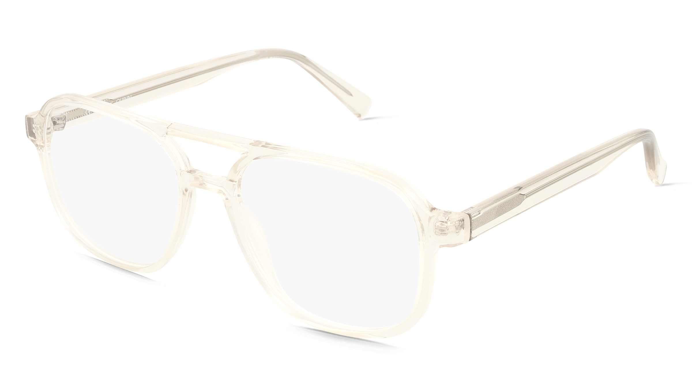 Fielmann LD 039 FA QUINN Unisex-Brille inkl. Gläser Vollrand Quadratisch Acetat-Gestell 53/17/145, Beige