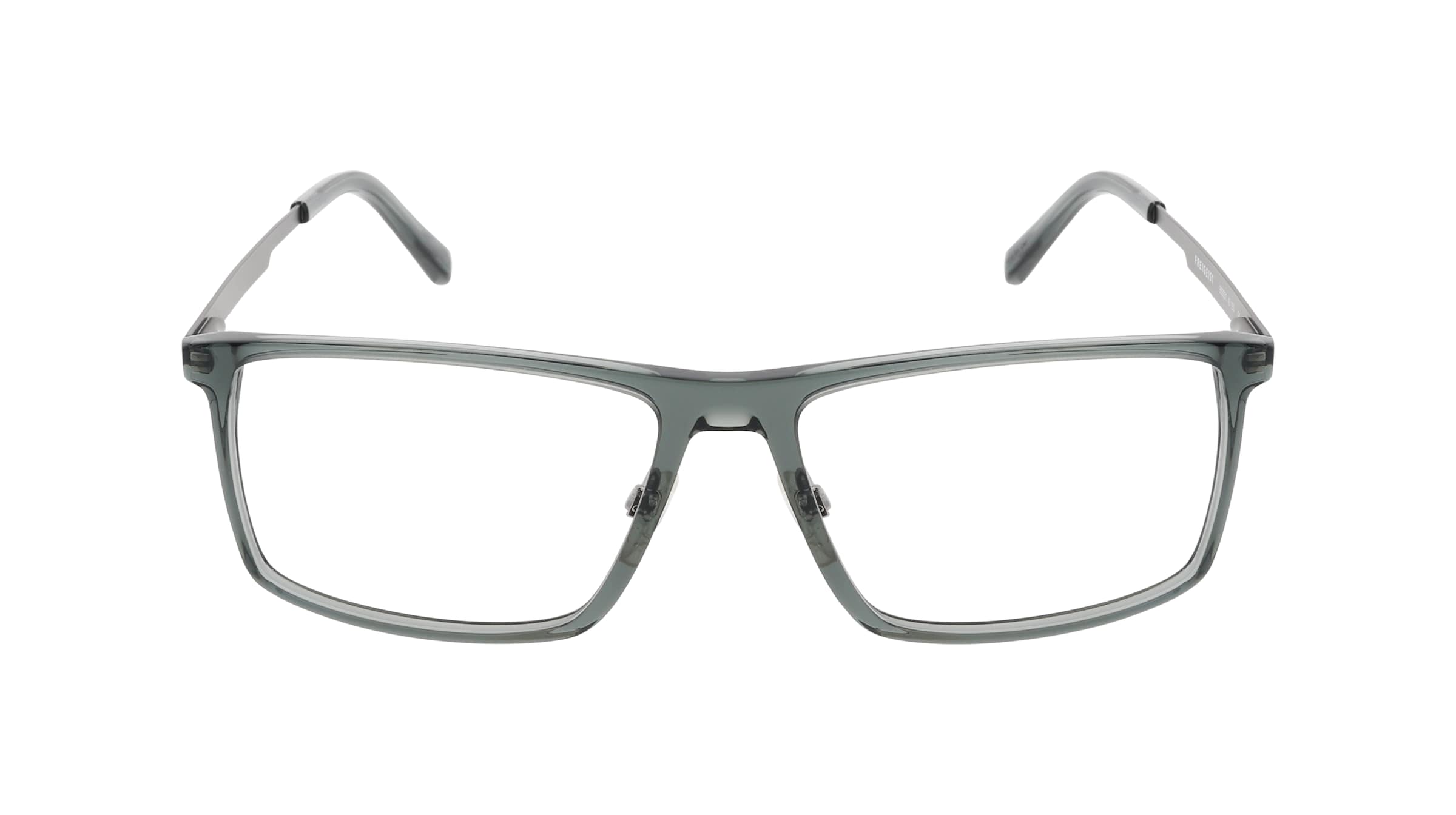 FREIGEIST 863051 Herren-Brille inkl. Gläser Vollrand Quadratisch Kunststoff-Gestell 62/17/155, grün