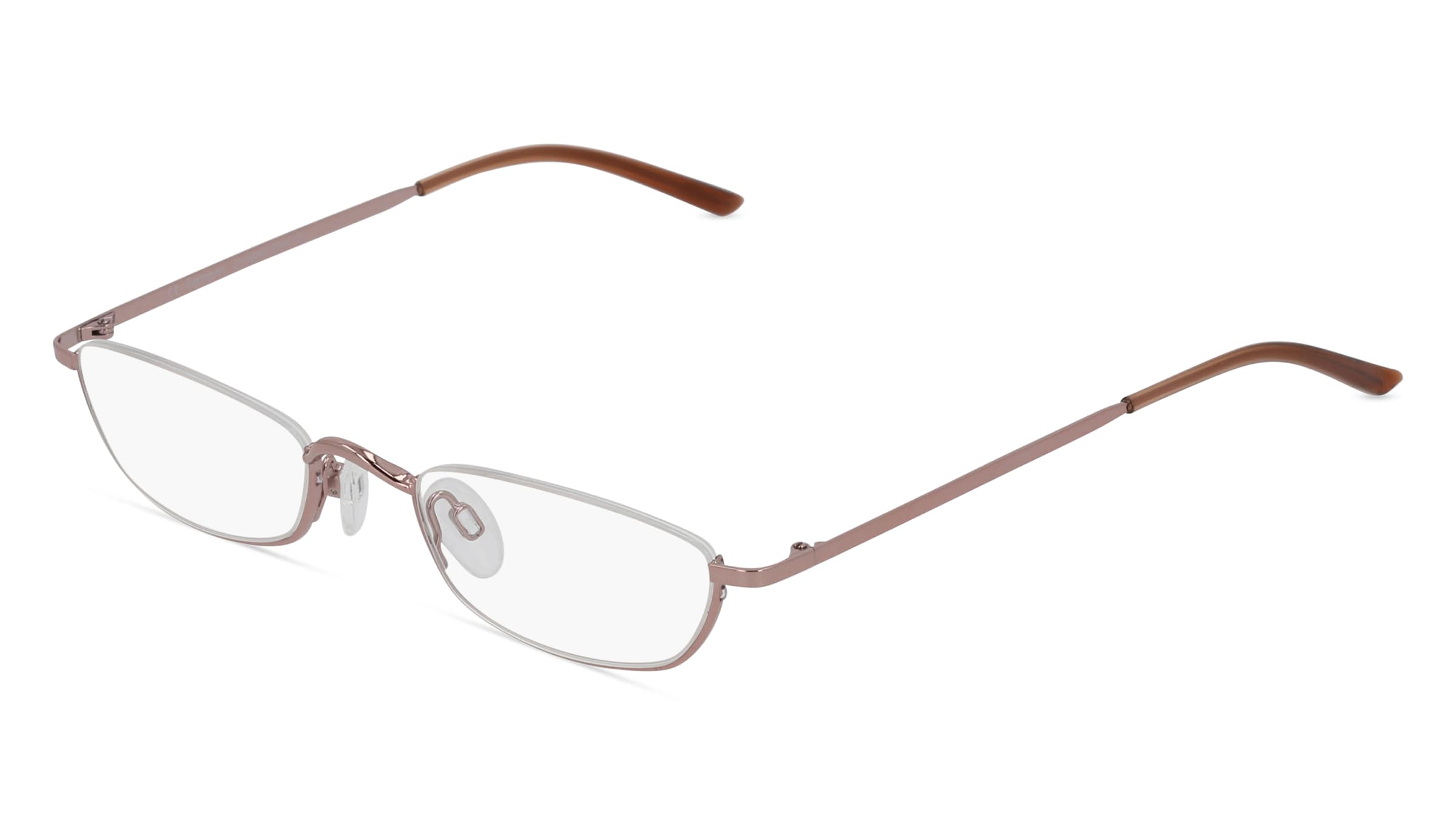 Fielmann CHARME 0841 CL Damen-Brille inkl. Gläser Halbrand Halb Edelstahl-Gestell 48/20/135, Orange