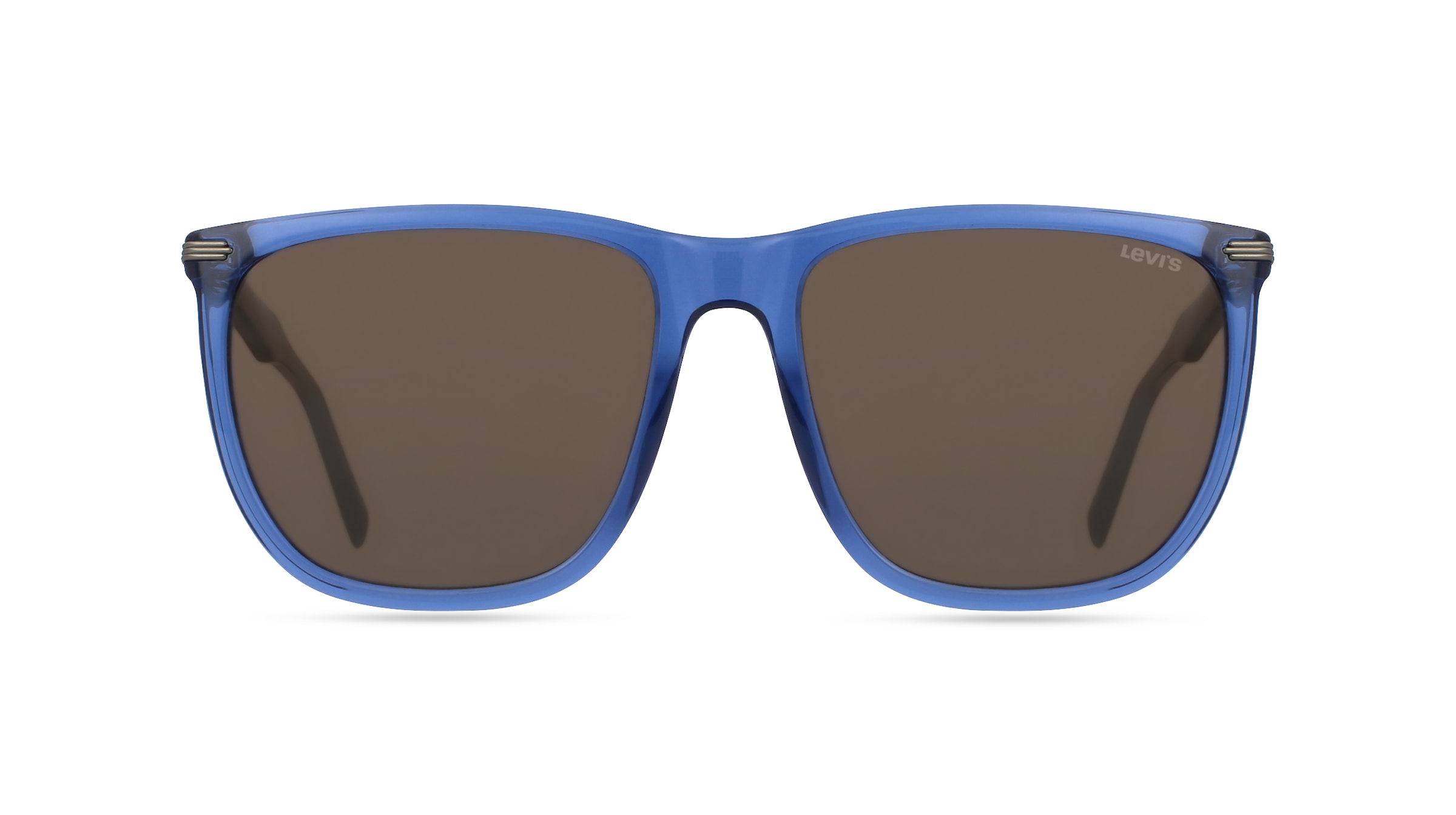 Levi's LV 5020/S Herren-Sonnenbrille Vollrand Eckig Recycelt-Gestell, blau