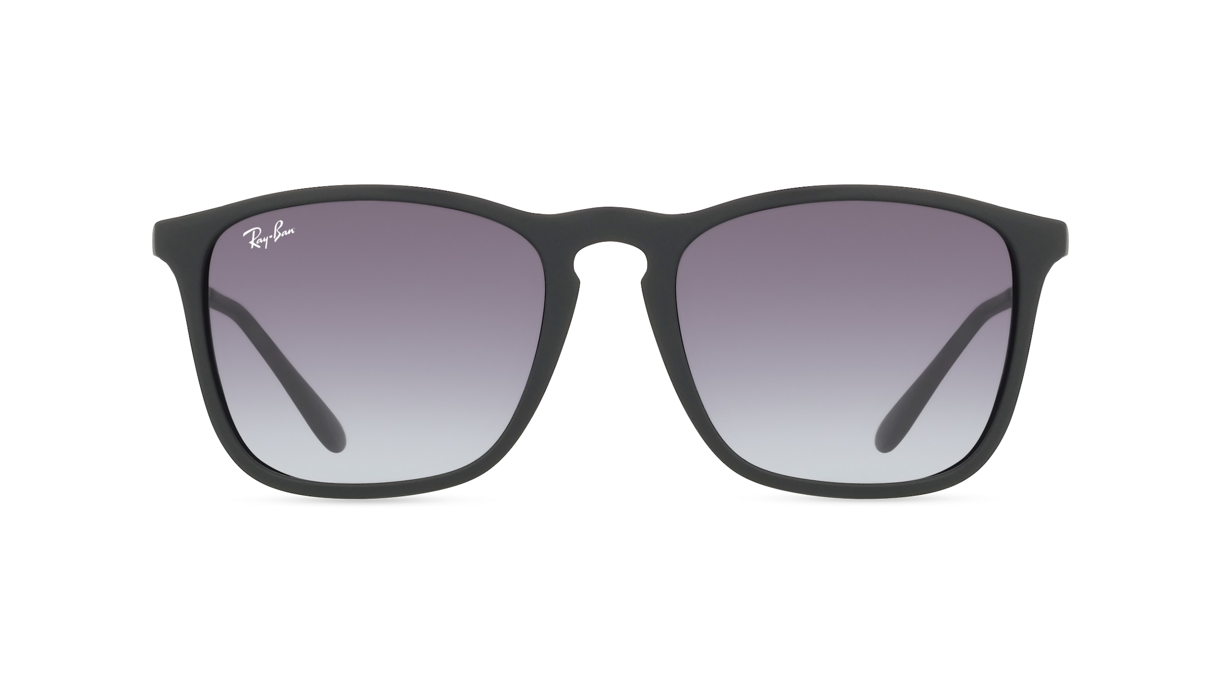 Ray-Ban RB 4187 CHRIS Herren-Sonnenbrille Vollrand Eckig Kunststoff-Gestell, schwarz